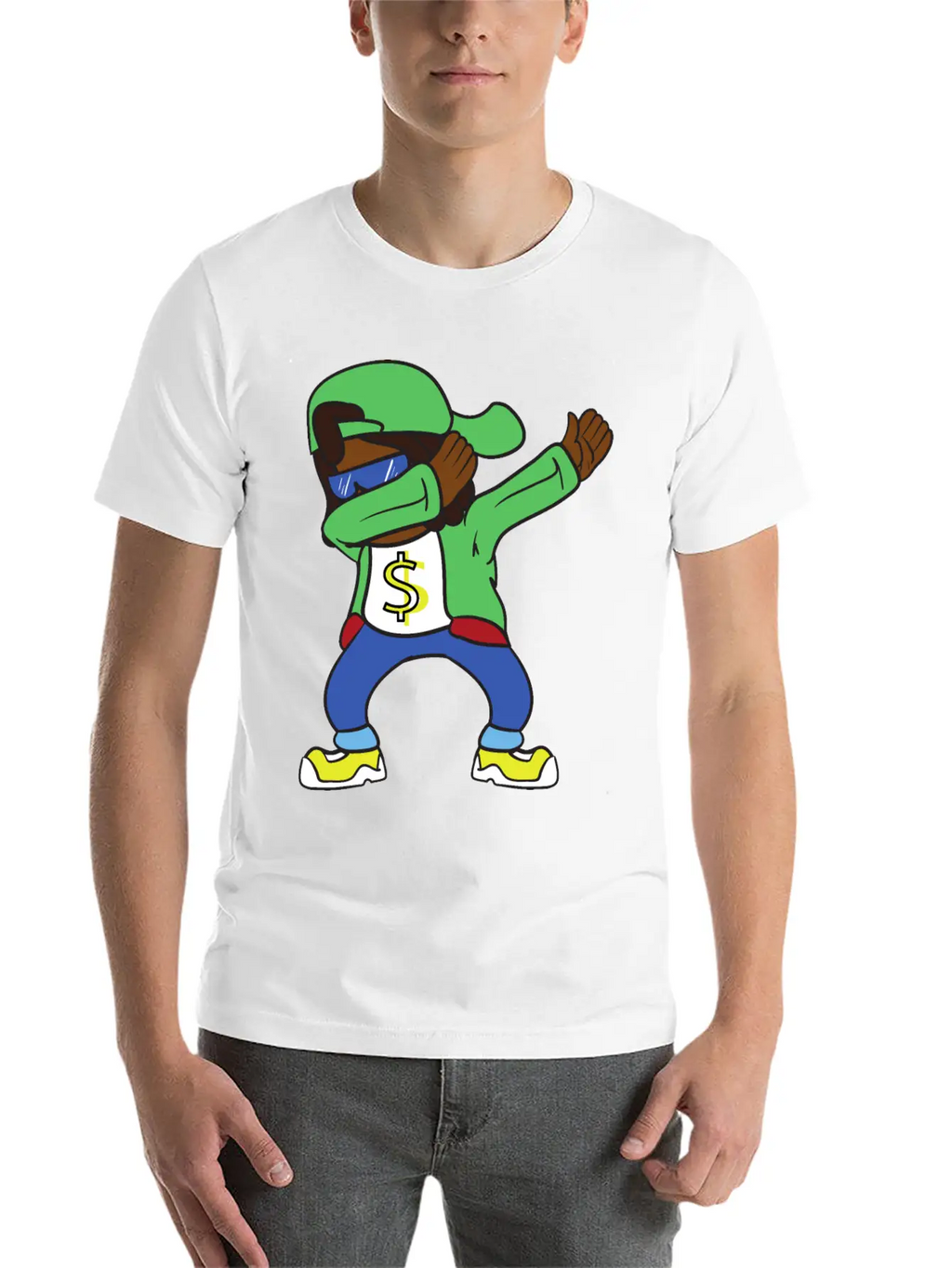 Dabbing Dab Rapper Hip Hop Stylish Everyday T-Shirt – Unisex Basic Cotton Tee