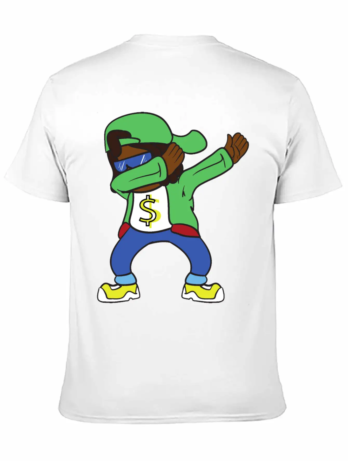 Dabbing Dab Rapper Hip Hop Stylish Everyday T-Shirt – Unisex Basic Cotton Tee