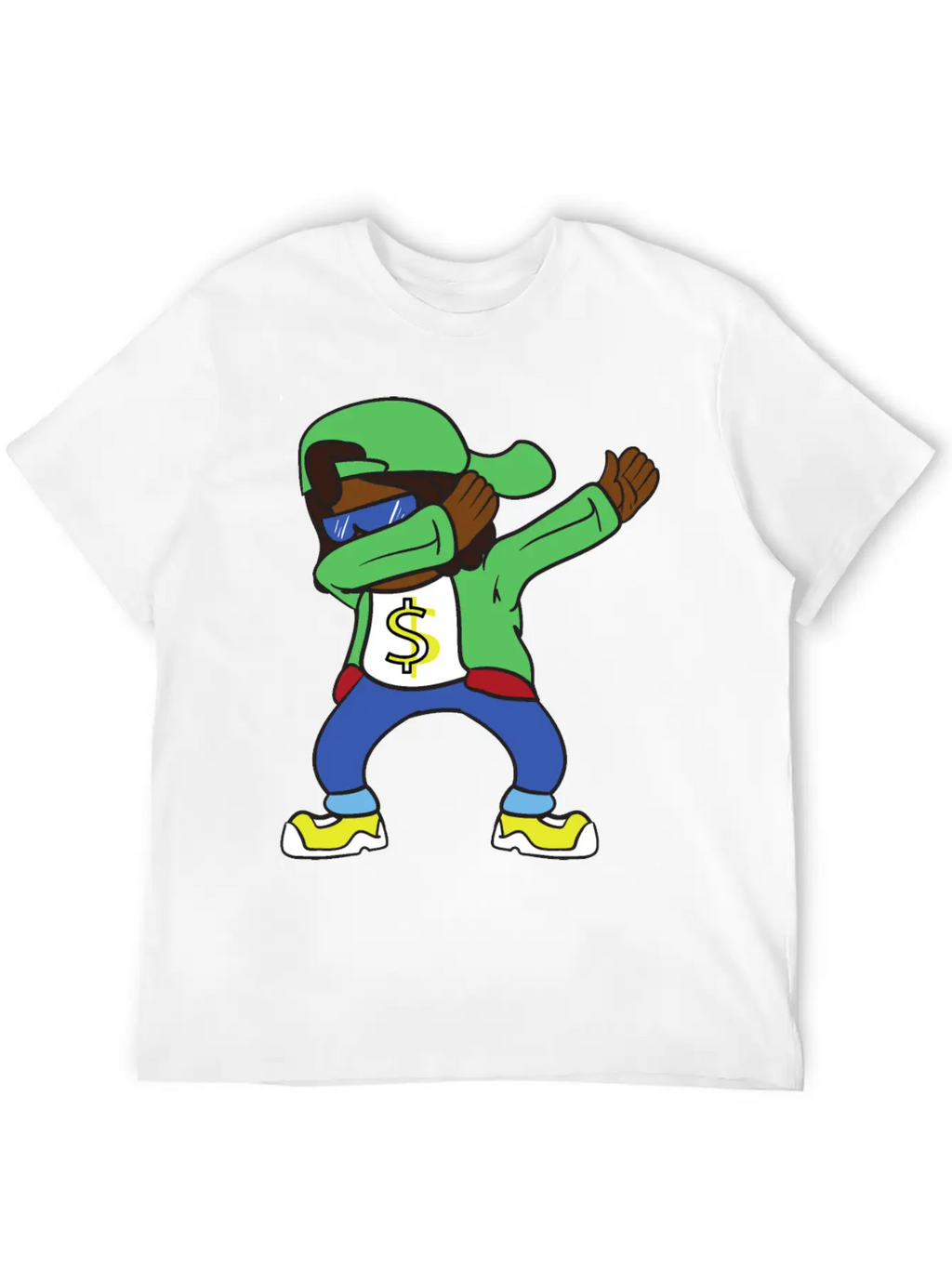 Dabbing Dab Rapper Hip Hop Stylish Everyday T-Shirt – Unisex Basic Cotton Tee