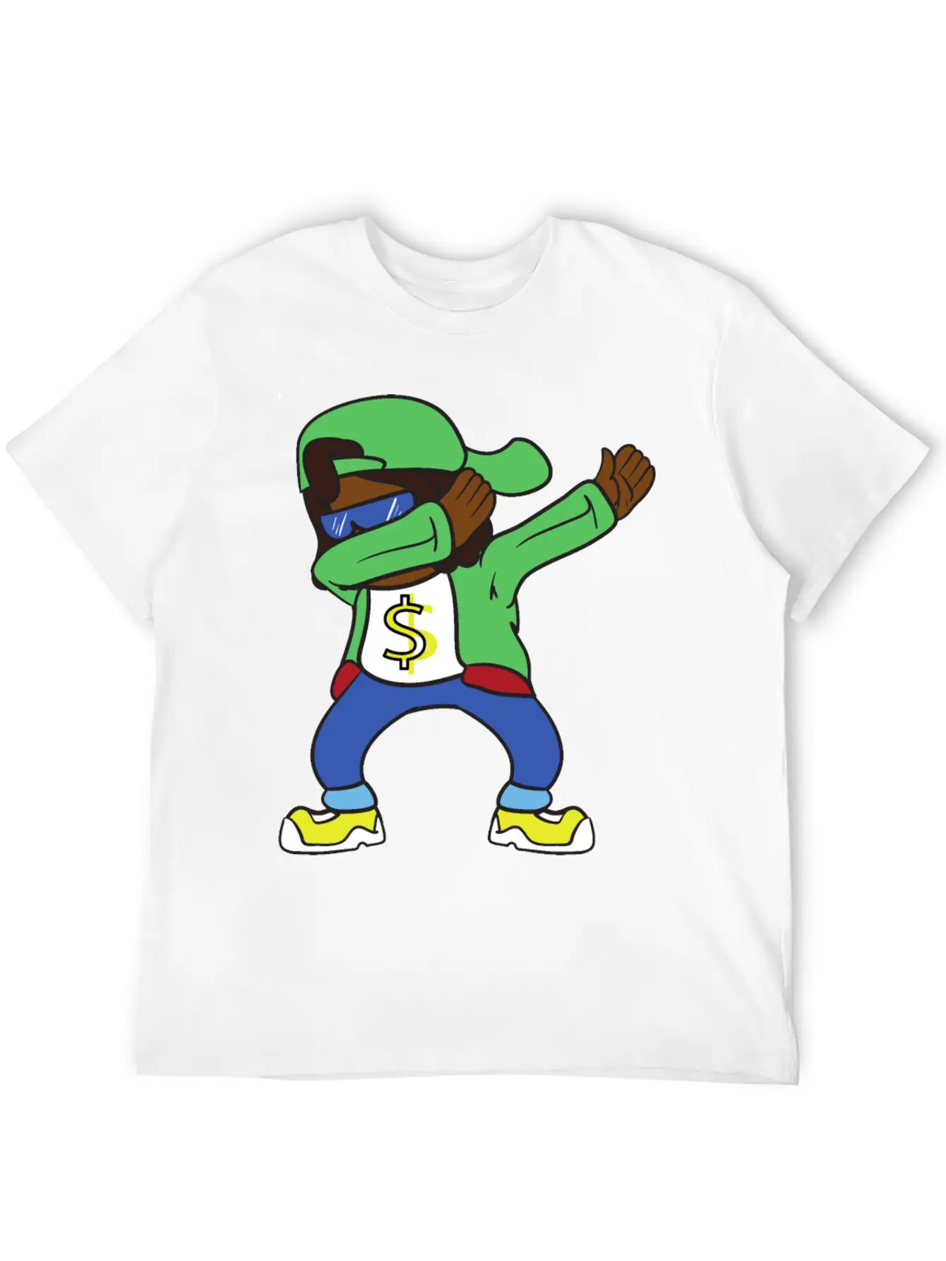 Dabbing Dab Rapper Hip Hop Stylish Everyday T-Shirt – Unisex Basic Cotton Tee