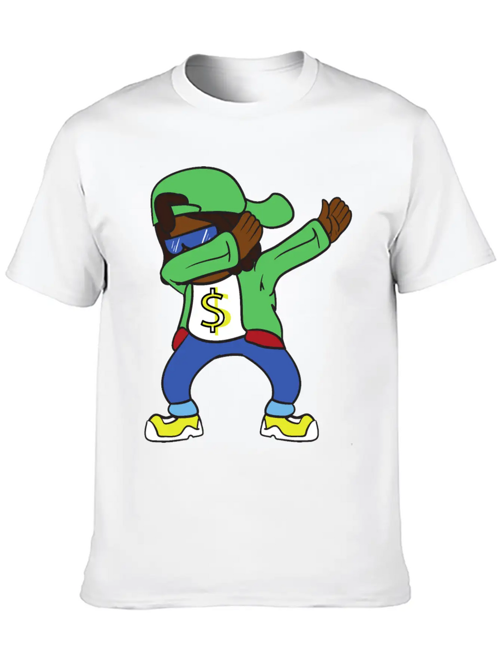 Dabbing Dab Rapper Hip Hop Stylish Everyday T-Shirt – Unisex Basic Cotton Tee