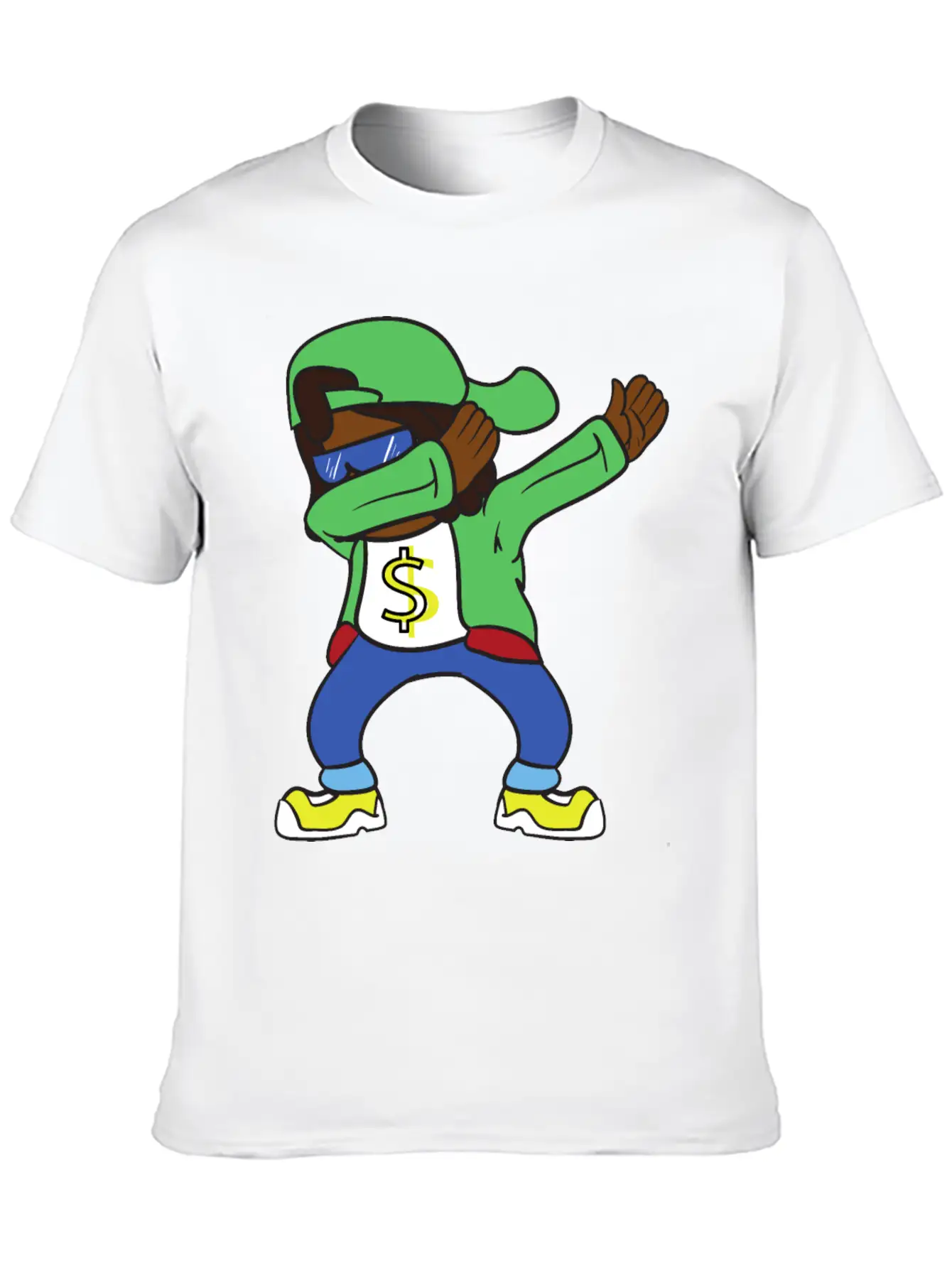 Dabbing Dab Rapper Hip Hop Stylish Everyday T-Shirt – Unisex Basic Cotton Tee