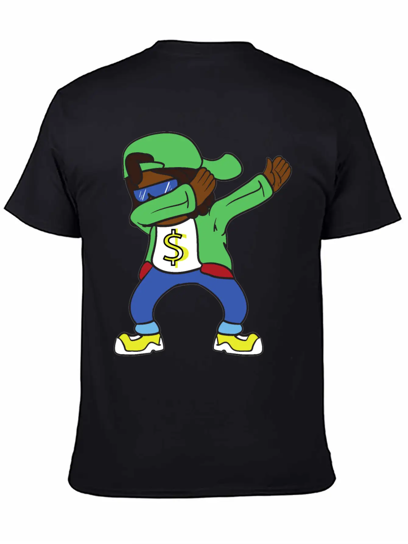 Dabbing Dab Rapper Hip Hop Stylish Everyday T-Shirt – Unisex Basic Cotton Tee