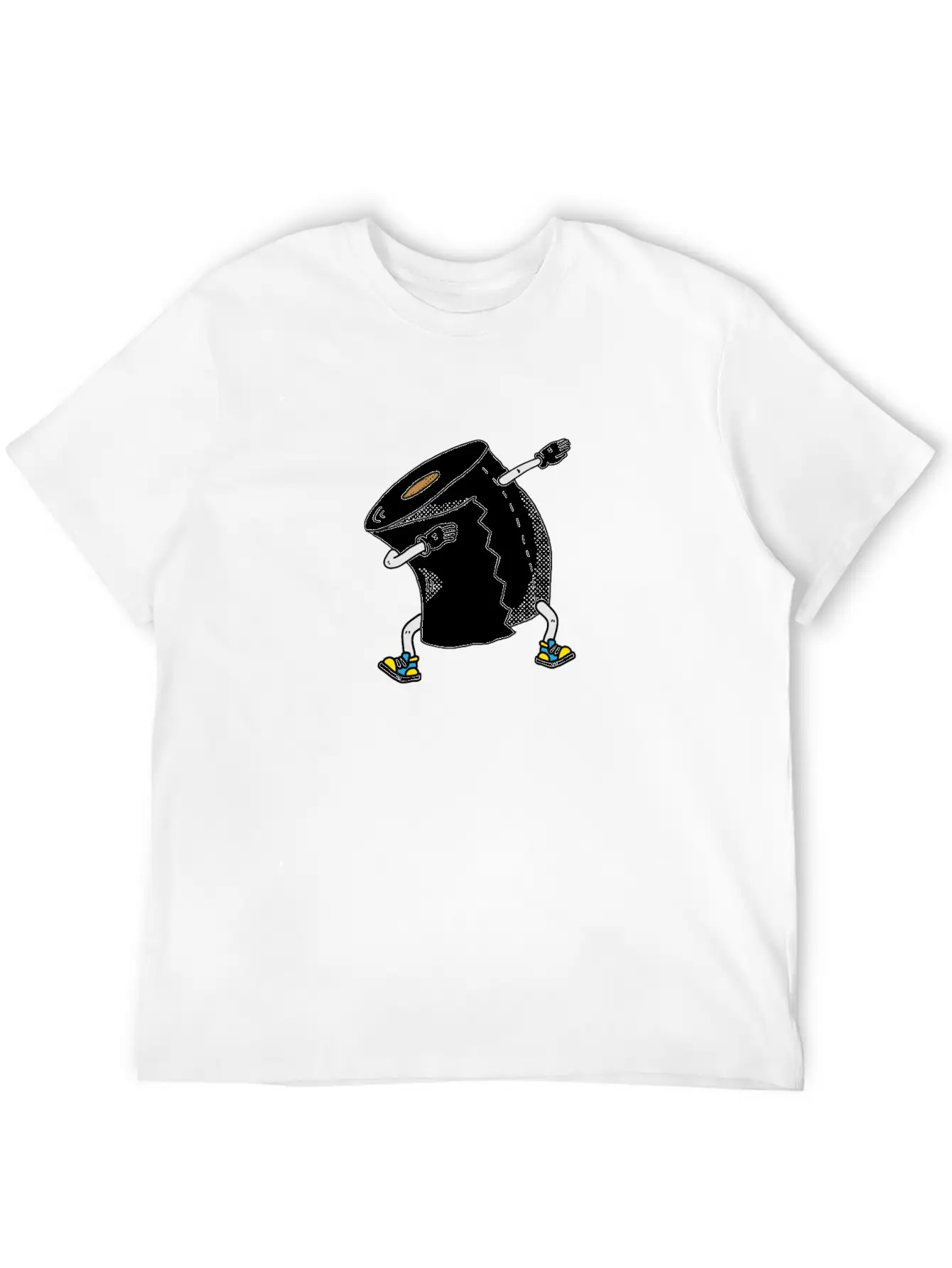 Dabbing Toilet Paper Social Distancing Essential Cotton Tee For Daily Outfits – Unisex Style