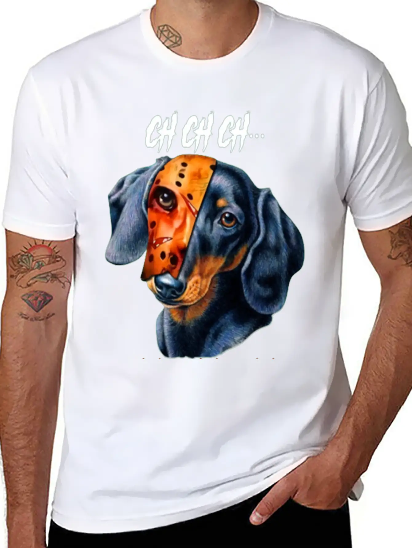 Dachshund Halloween || Funny Dog Lover Gift Breathable Soft Cotton T-Shirt – Timeless Casual Look