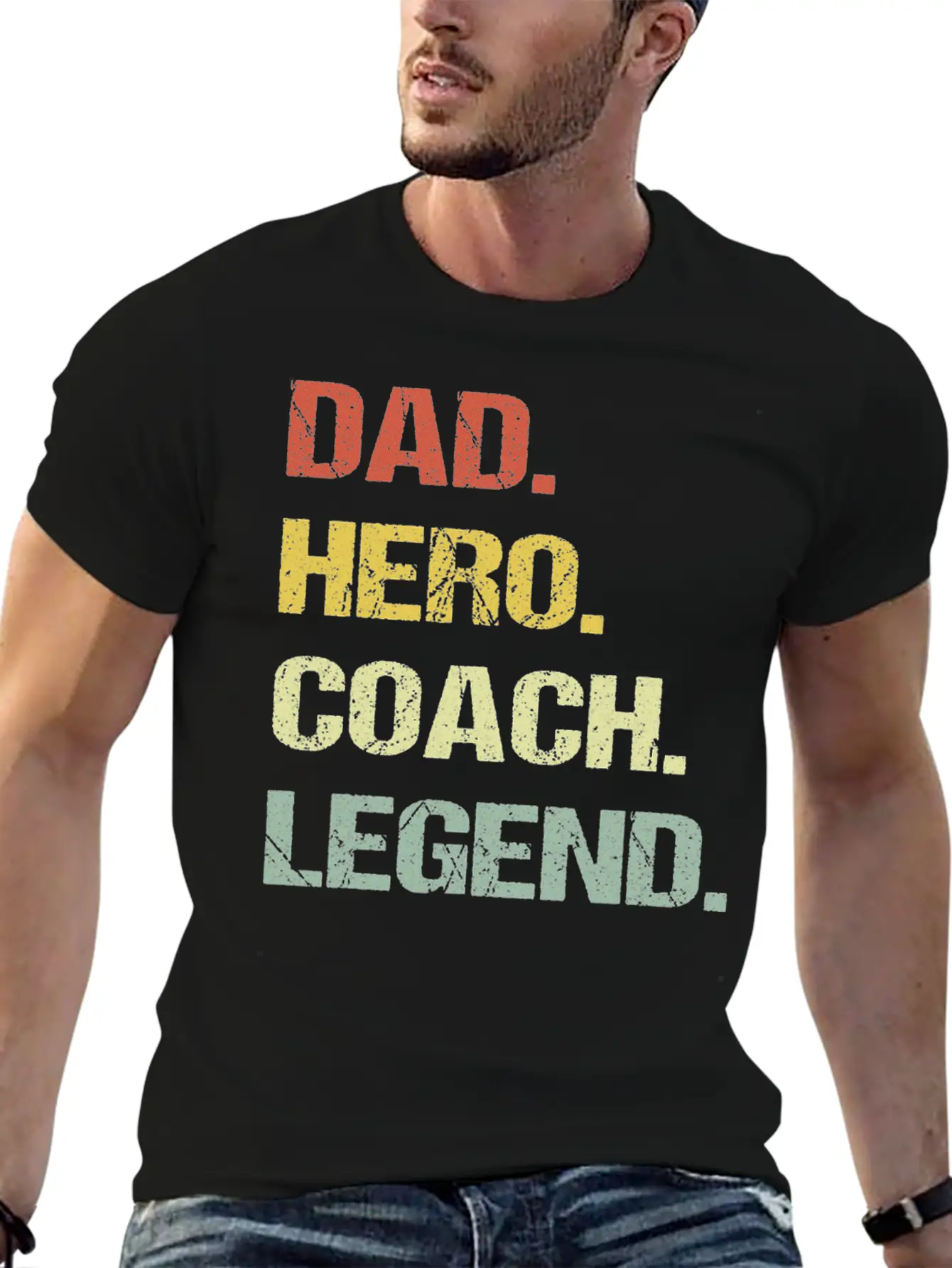 Dad Coach T Shirt Stylish Everyday T-Shirt – Unisex Basic Cotton Tee