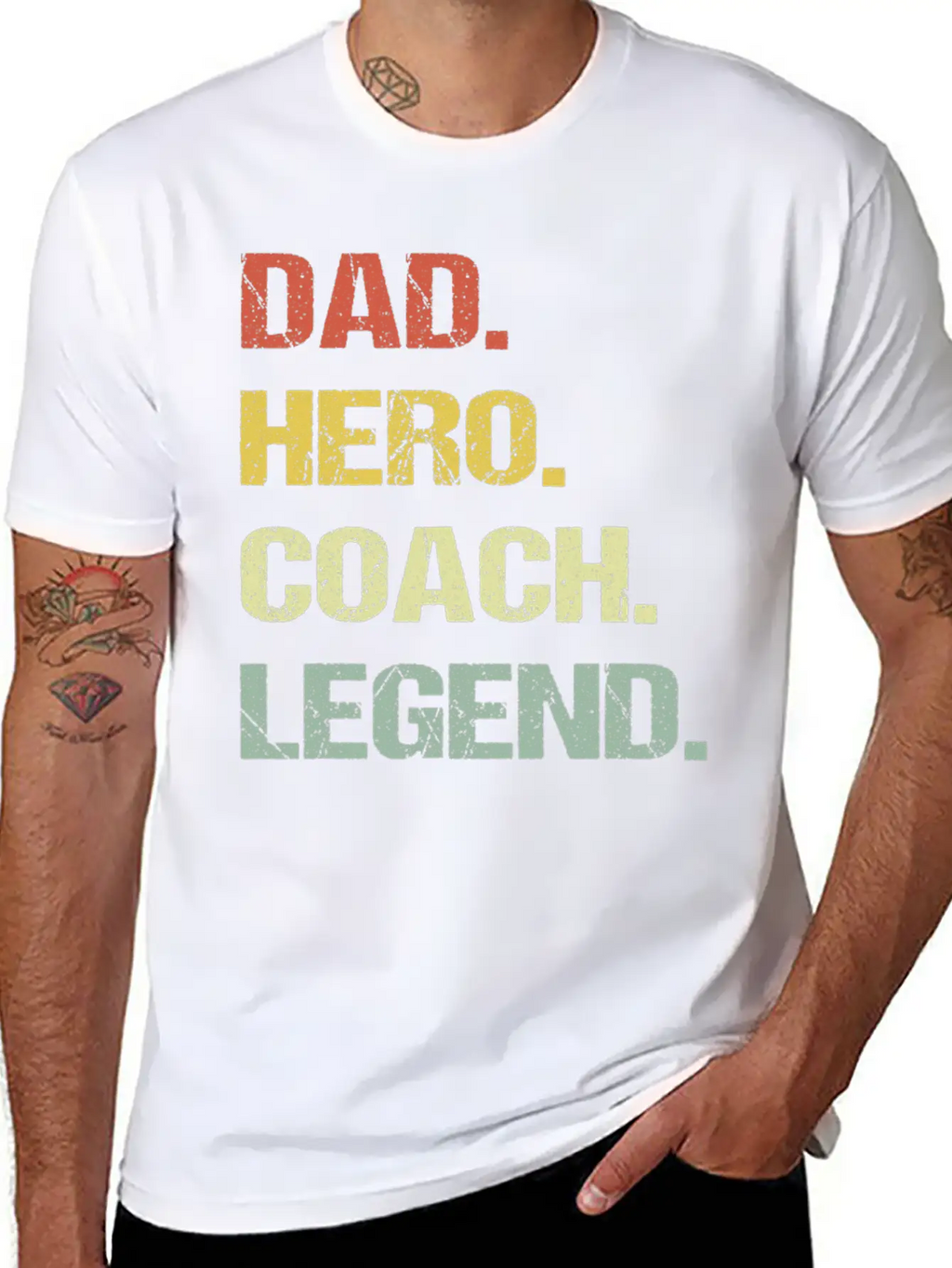 Dad Coach T Shirt Stylish Everyday T-Shirt – Unisex Basic Cotton Tee