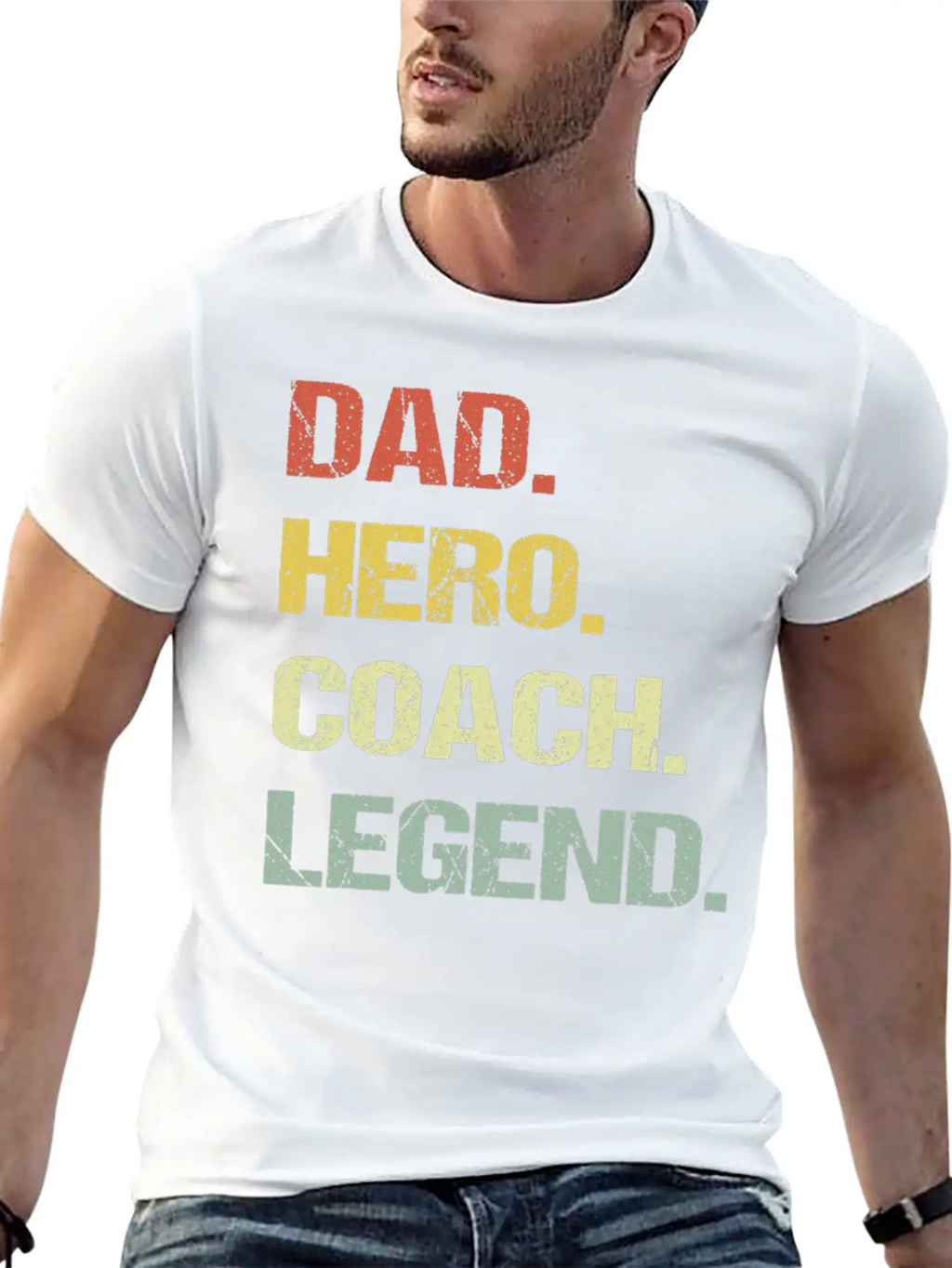 Dad Coach T Shirt Stylish Everyday T-Shirt – Unisex Basic Cotton Tee