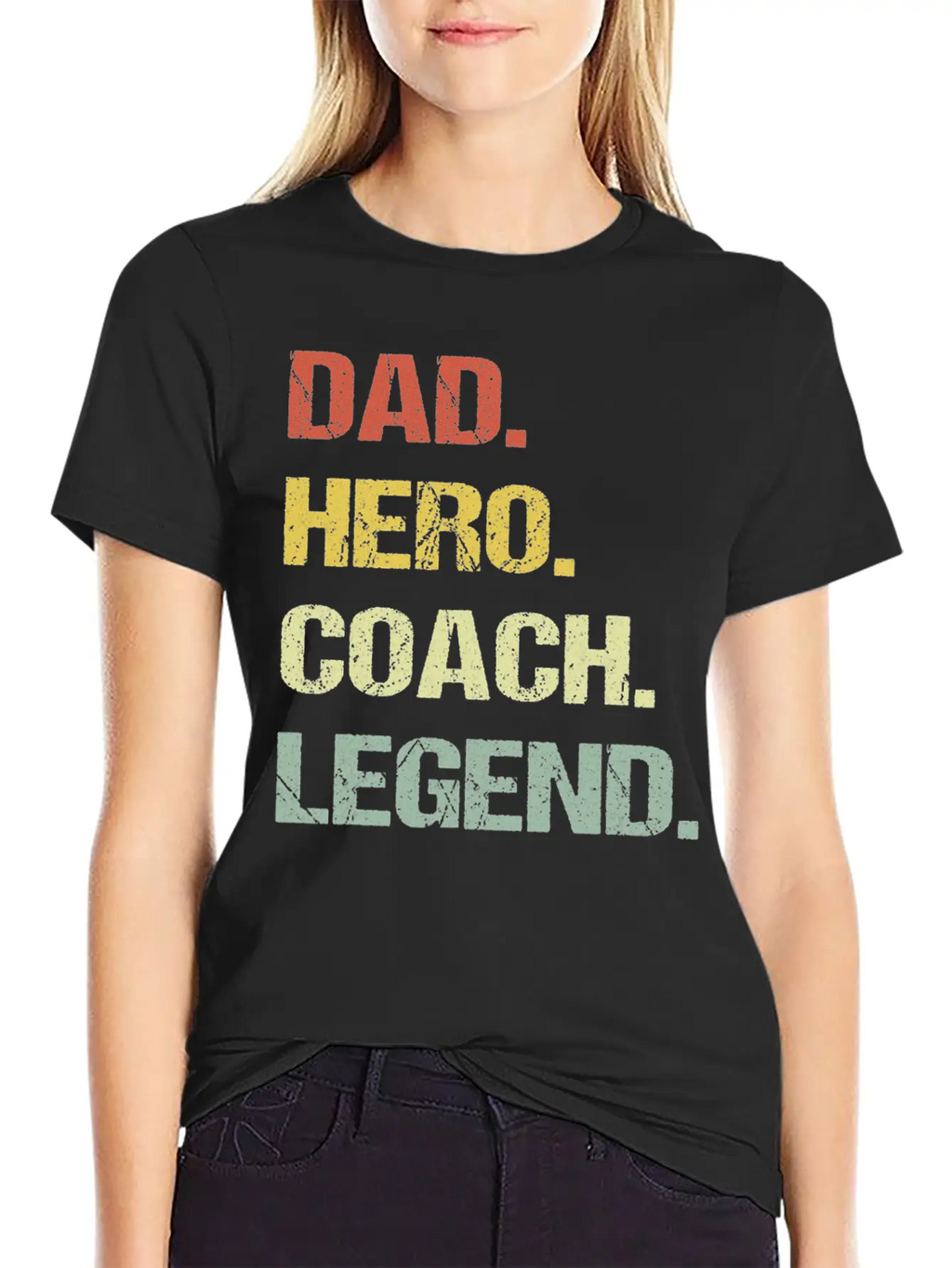Dad Coach T Shirt Stylish Everyday T-Shirt – Unisex Basic Cotton Tee