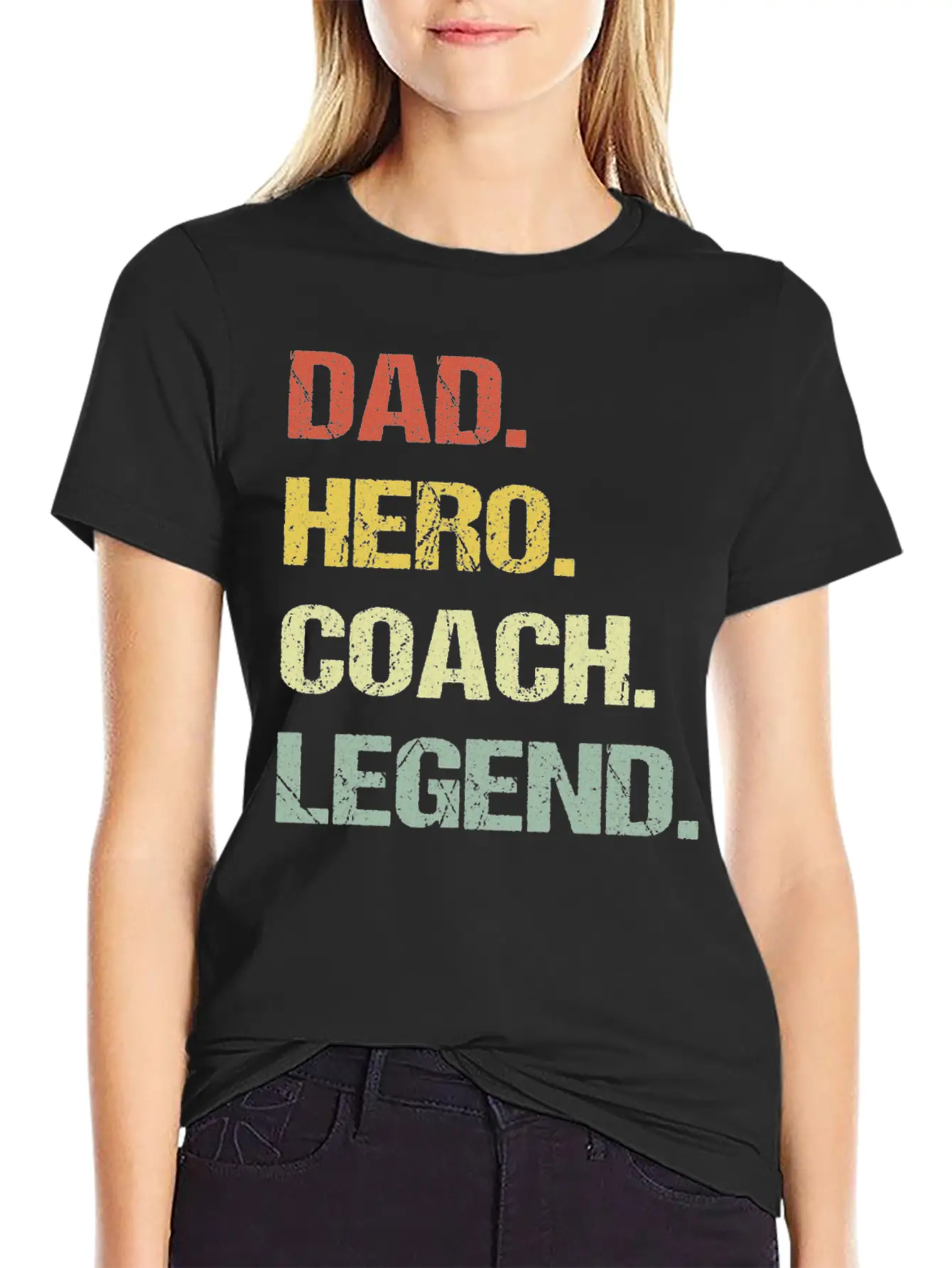 Dad Coach T Shirt Stylish Everyday T-Shirt – Unisex Basic Cotton Tee