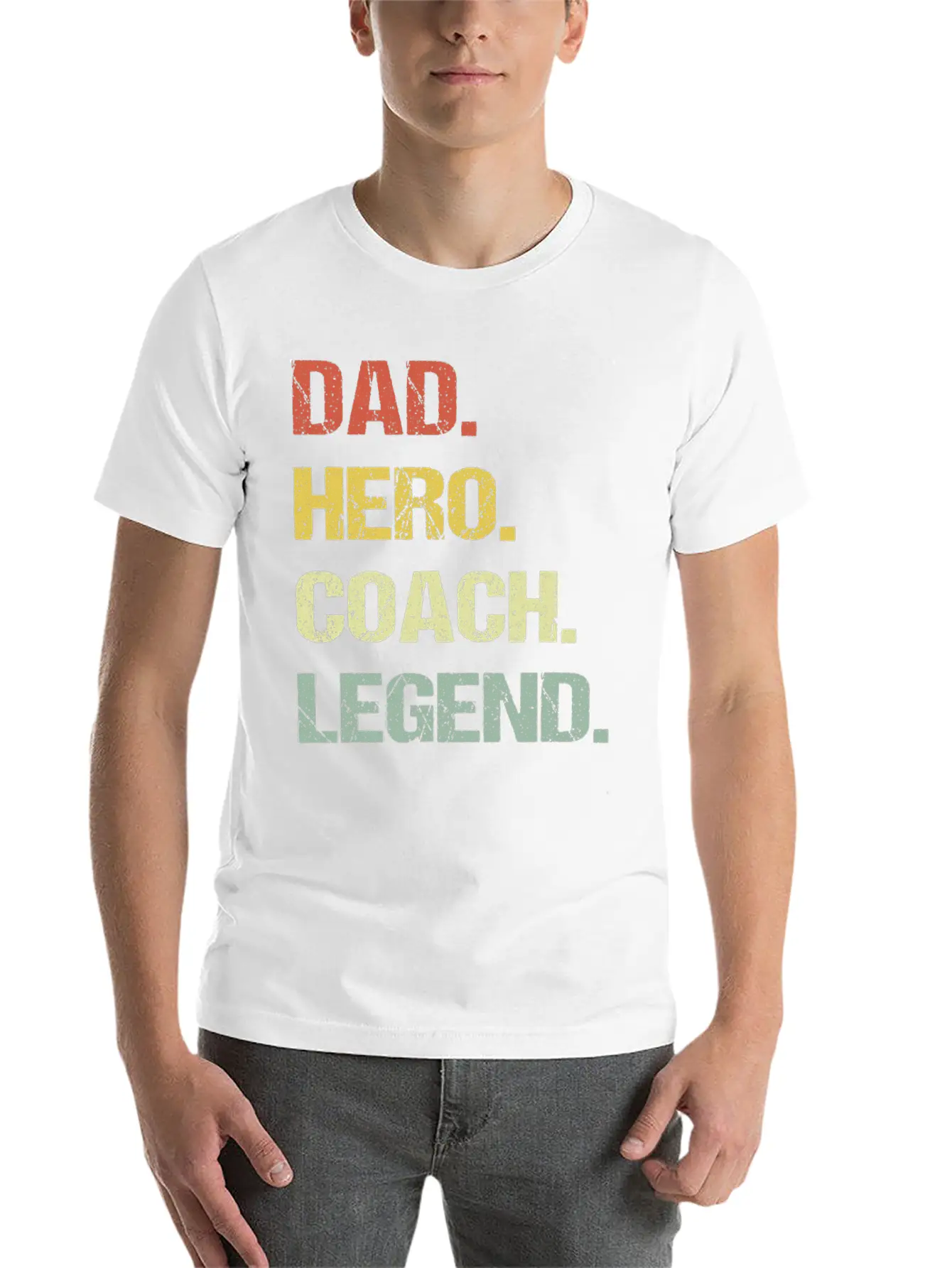 Dad Coach T Shirt Stylish Everyday T-Shirt – Unisex Basic Cotton Tee