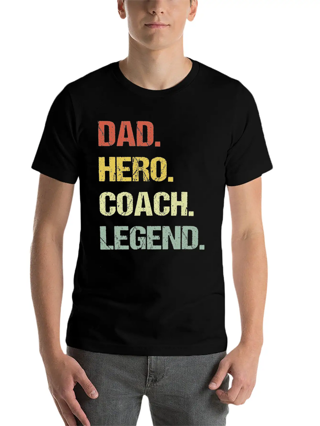 Dad Coach T Shirt Stylish Everyday T-Shirt – Unisex Basic Cotton Tee