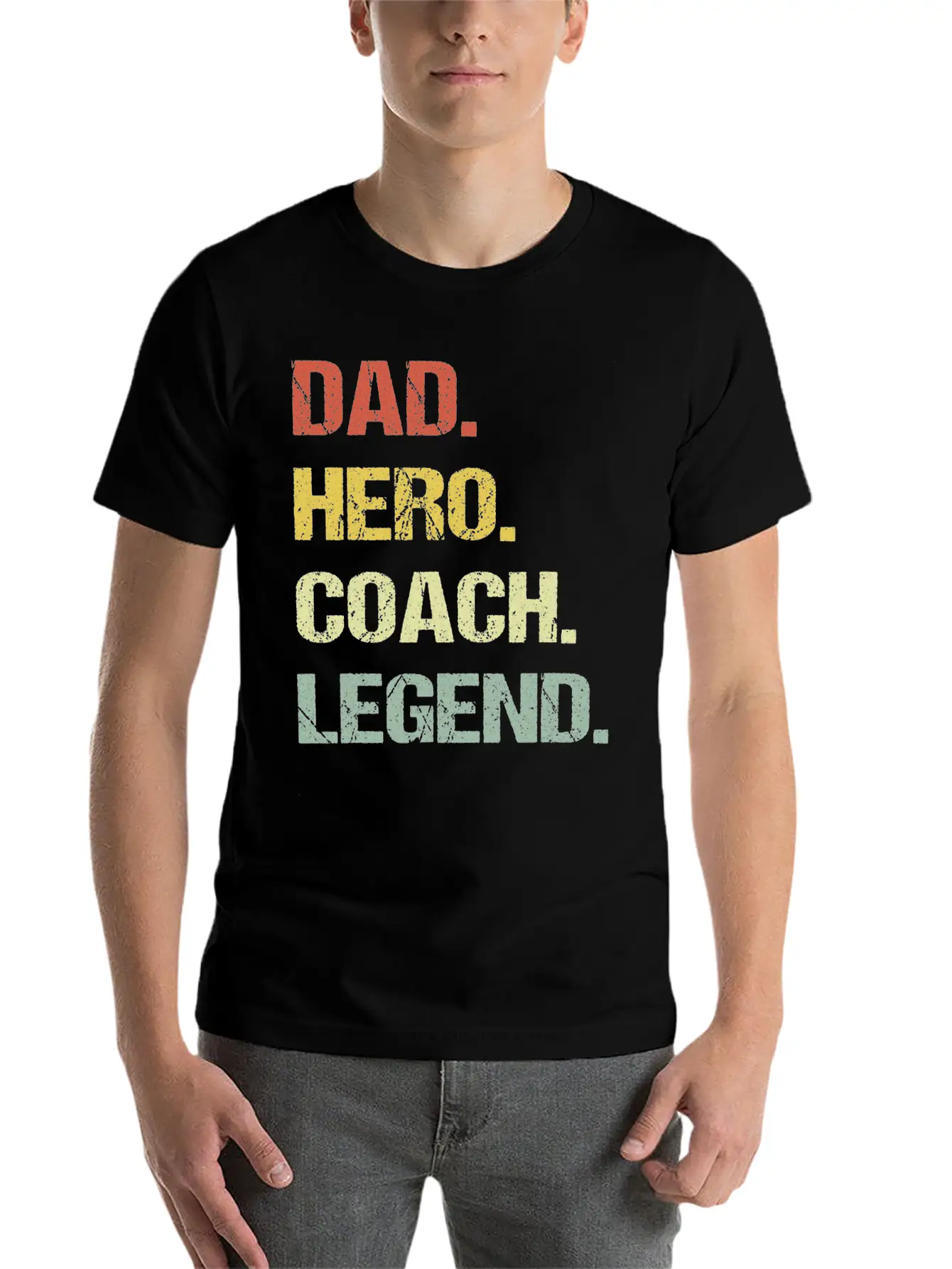 Dad Coach T Shirt Stylish Everyday T-Shirt – Unisex Basic Cotton Tee