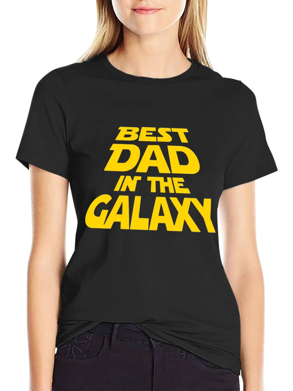 DAD GALAXY Stylish Everyday T-Shirt – Unisex Basic Cotton Tee