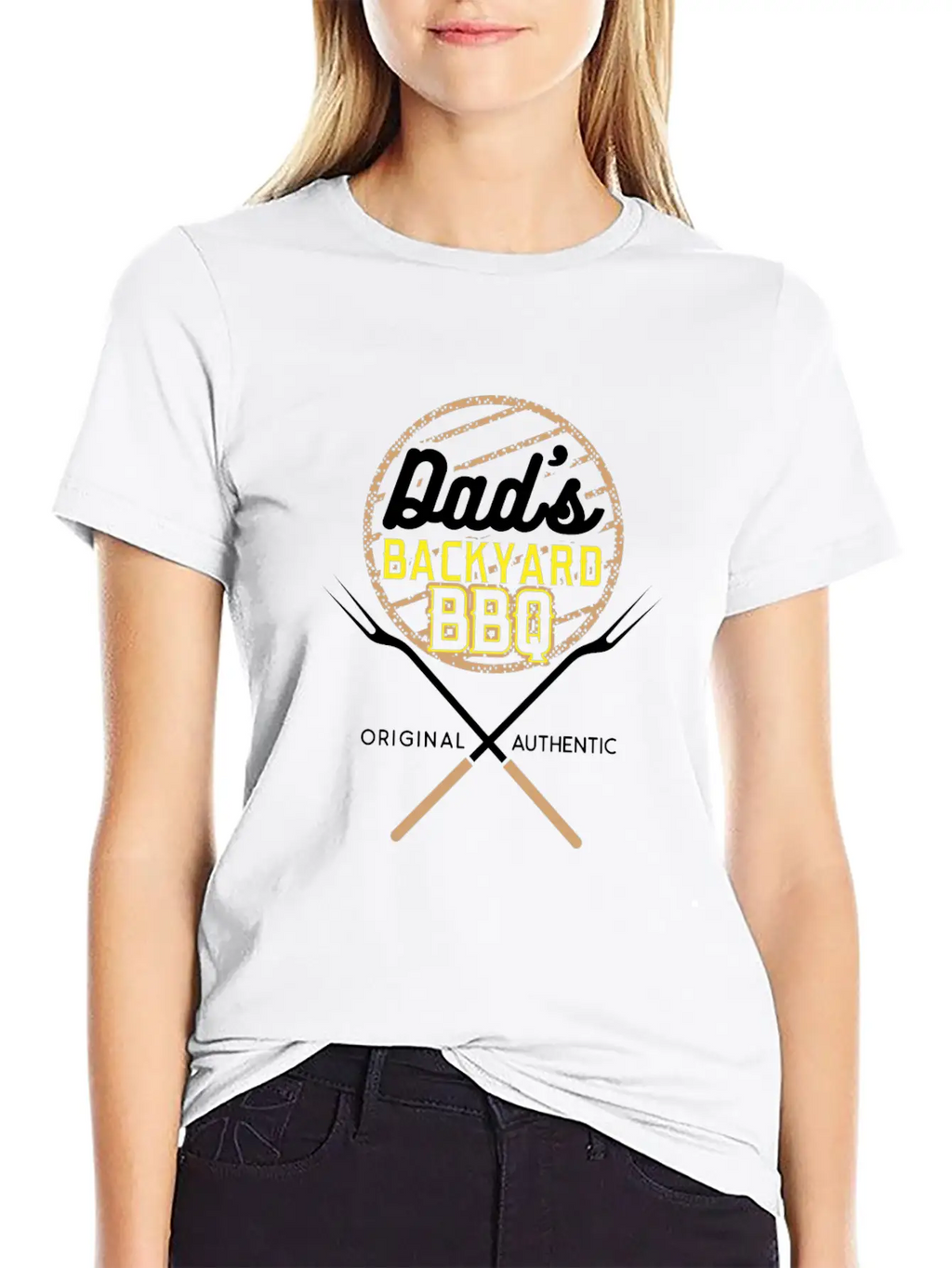 Dad S Backyard BBQ Gift Idea Unisex Casual T-Shirt – Clean Design For Daily Comfort
