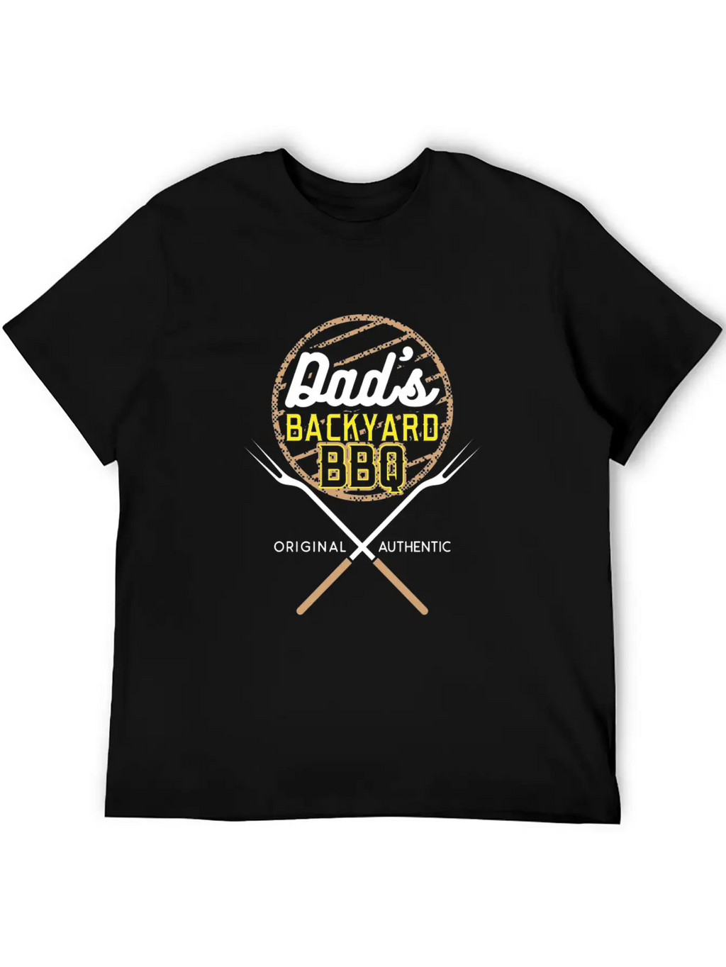 Dad S Backyard BBQ Gift Idea Unisex Casual T-Shirt – Clean Design For Daily Comfort