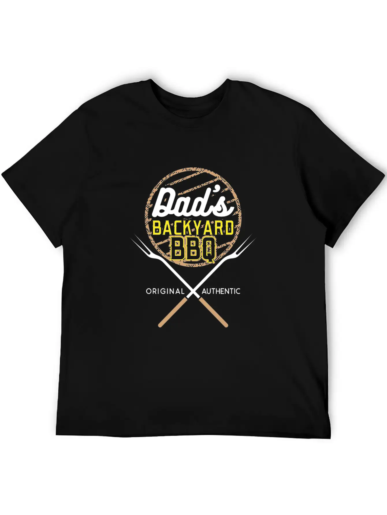 Dad S Backyard BBQ Gift Idea Unisex Casual T-Shirt – Clean Design For Daily Comfort