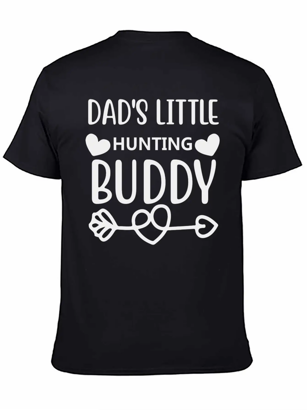 Dad S Little Hunting Buddy Stylish Everyday T-Shirt – Unisex Basic Cotton Tee