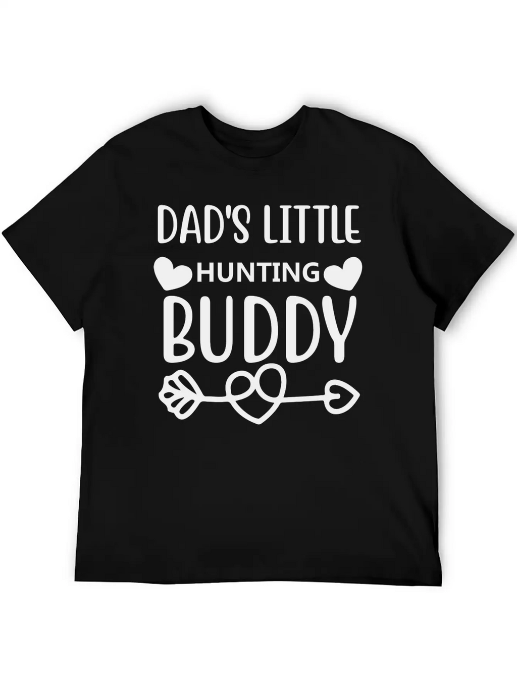 Dad S Little Hunting Buddy Stylish Everyday T-Shirt – Unisex Basic Cotton Tee