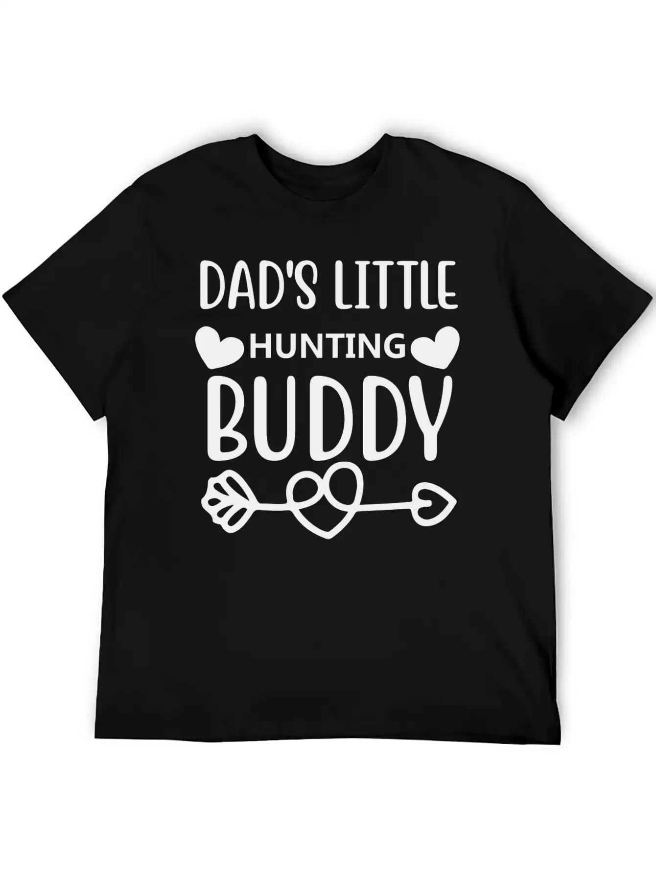 Dad S Little Hunting Buddy Stylish Everyday T-Shirt – Unisex Basic Cotton Tee