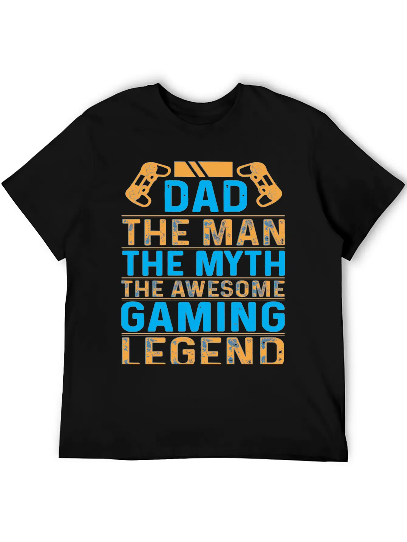 Dad The Man The Myth The Gaming Legend Stylish Everyday T-Shirt – Unisex Basic Cotton Tee