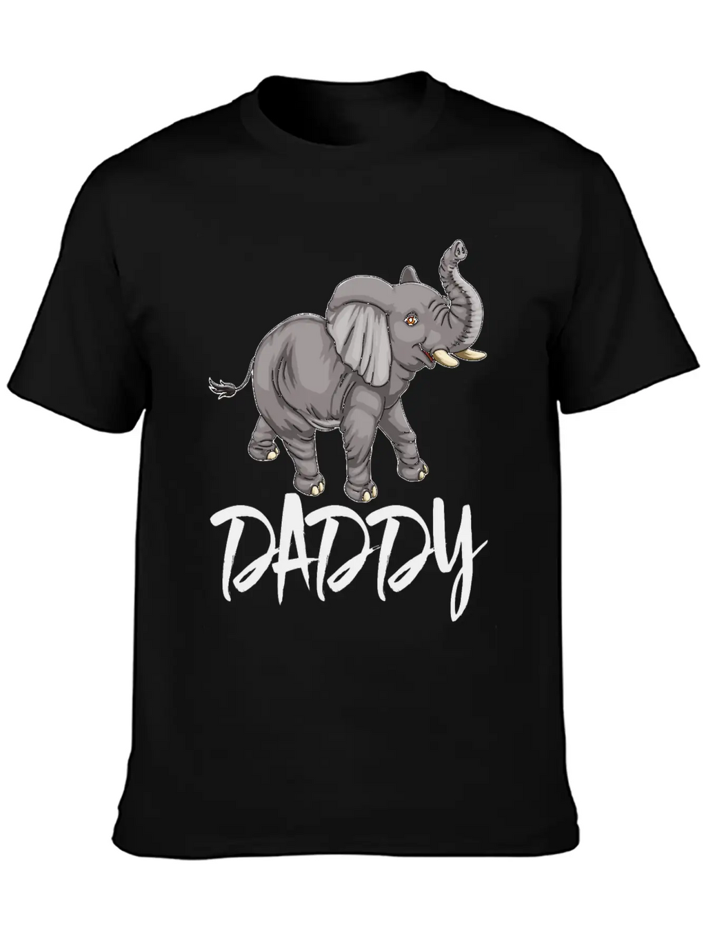 Daddy Elephants Unisex Casual T-Shirt – Clean Design For Daily Comfort