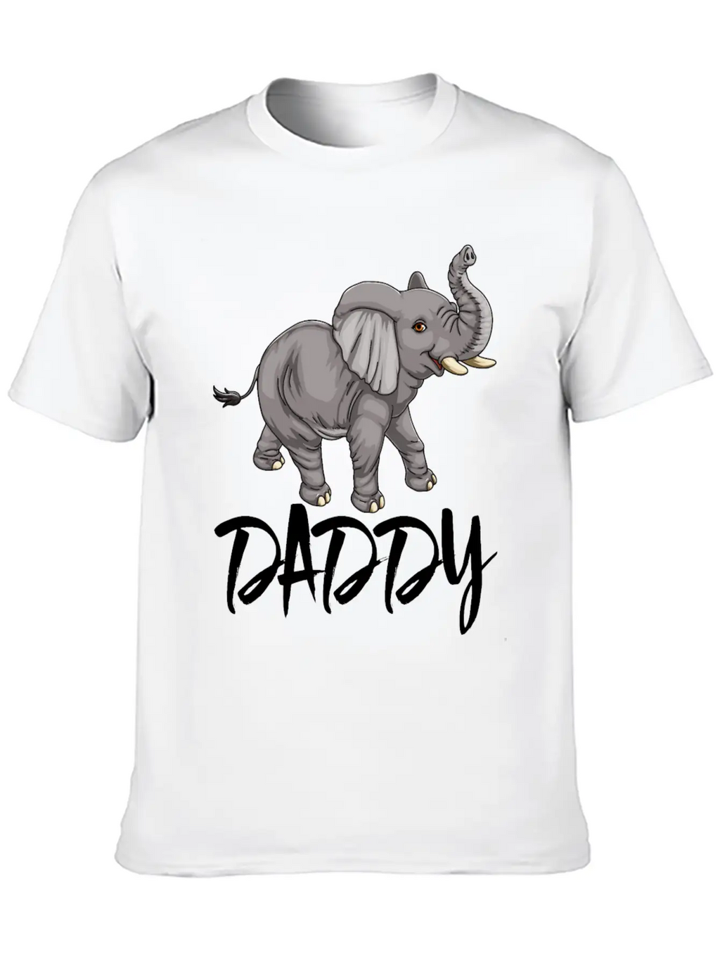 Daddy Elephants Unisex Casual T-Shirt – Clean Design For Daily Comfort