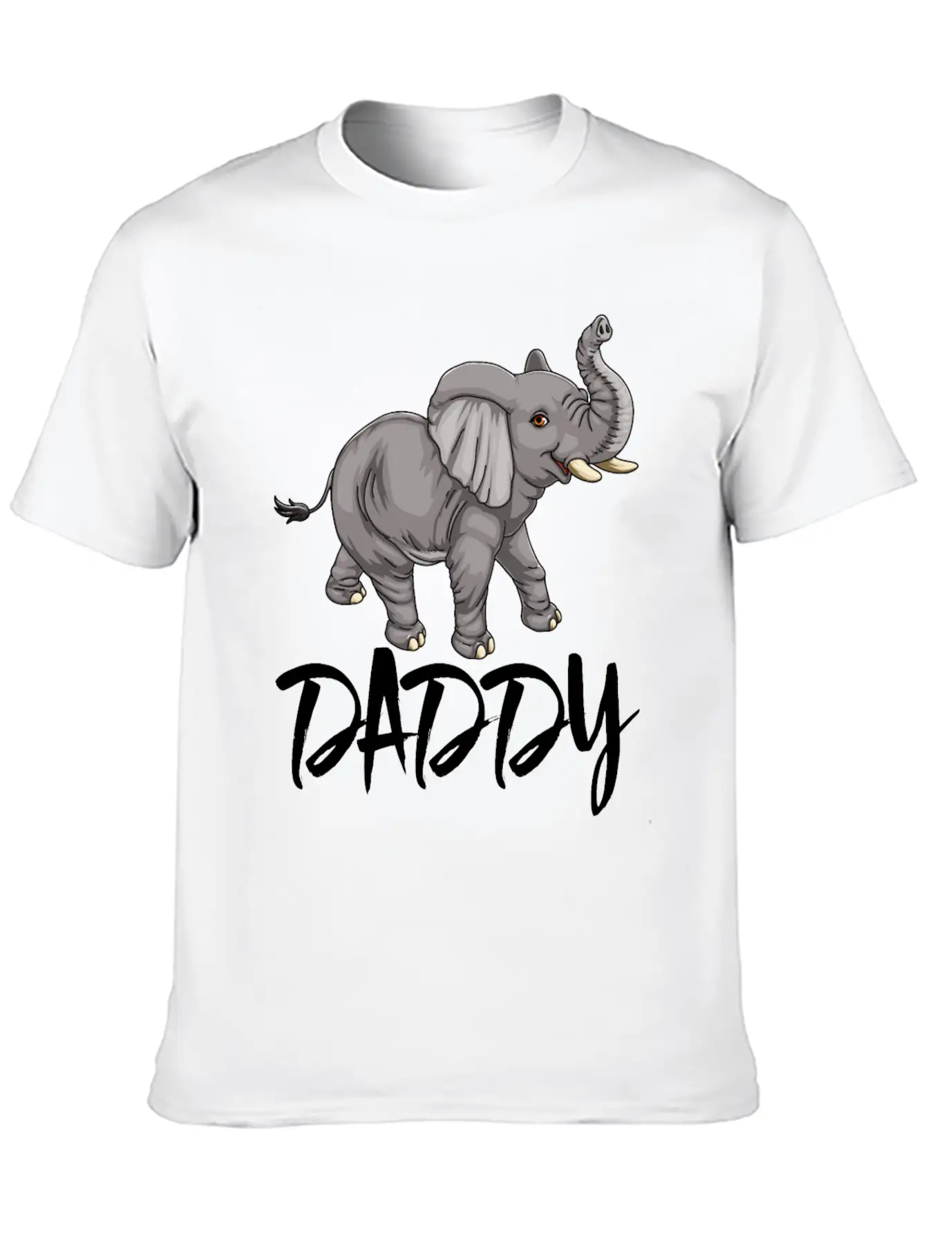 Daddy Elephants Unisex Casual T-Shirt – Clean Design For Daily Comfort