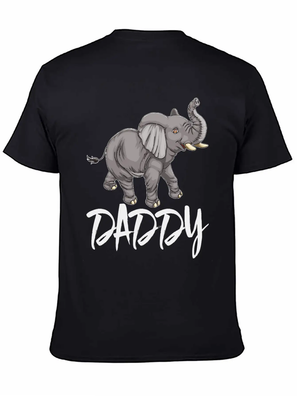 Daddy Elephants Unisex Casual T-Shirt – Clean Design For Daily Comfort