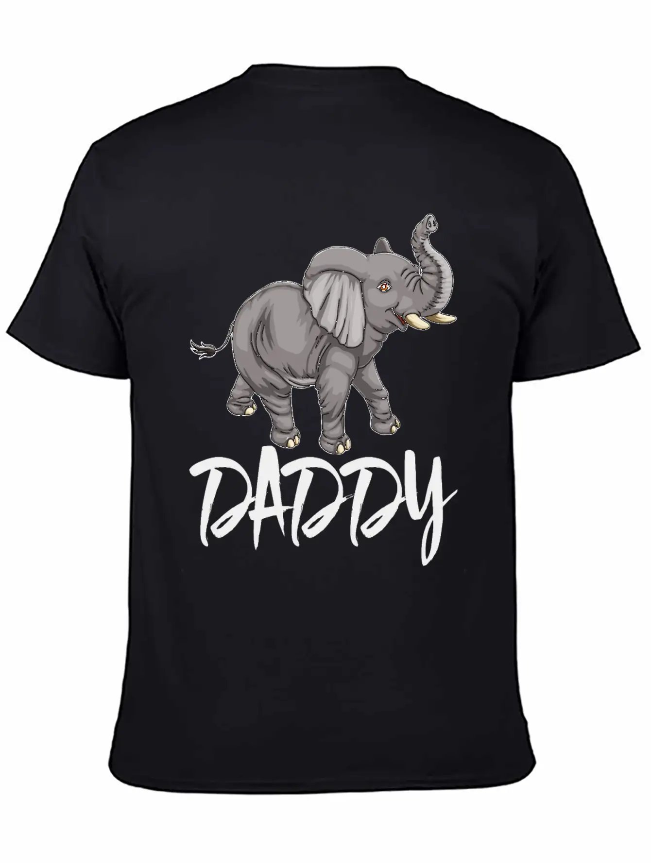 Daddy Elephants Unisex Casual T-Shirt – Clean Design For Daily Comfort