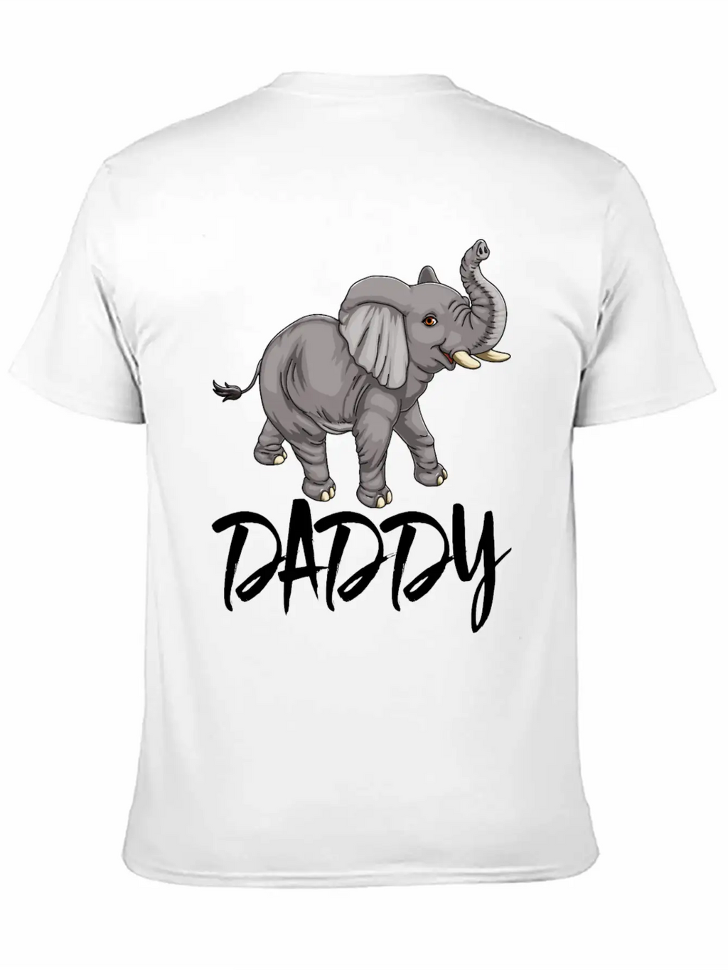 Daddy Elephants Unisex Casual T-Shirt – Clean Design For Daily Comfort