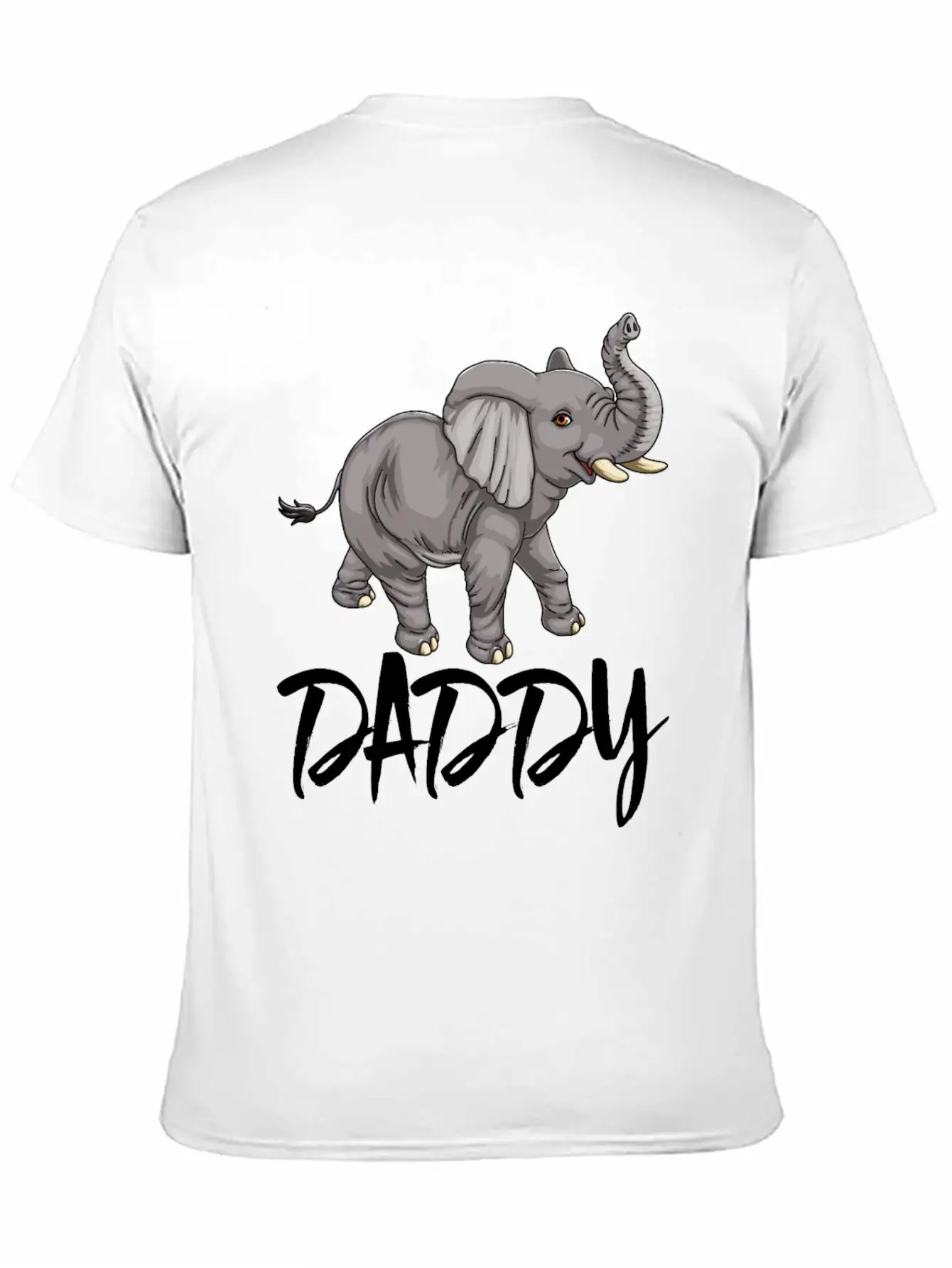 Daddy Elephants Unisex Casual T-Shirt – Clean Design For Daily Comfort