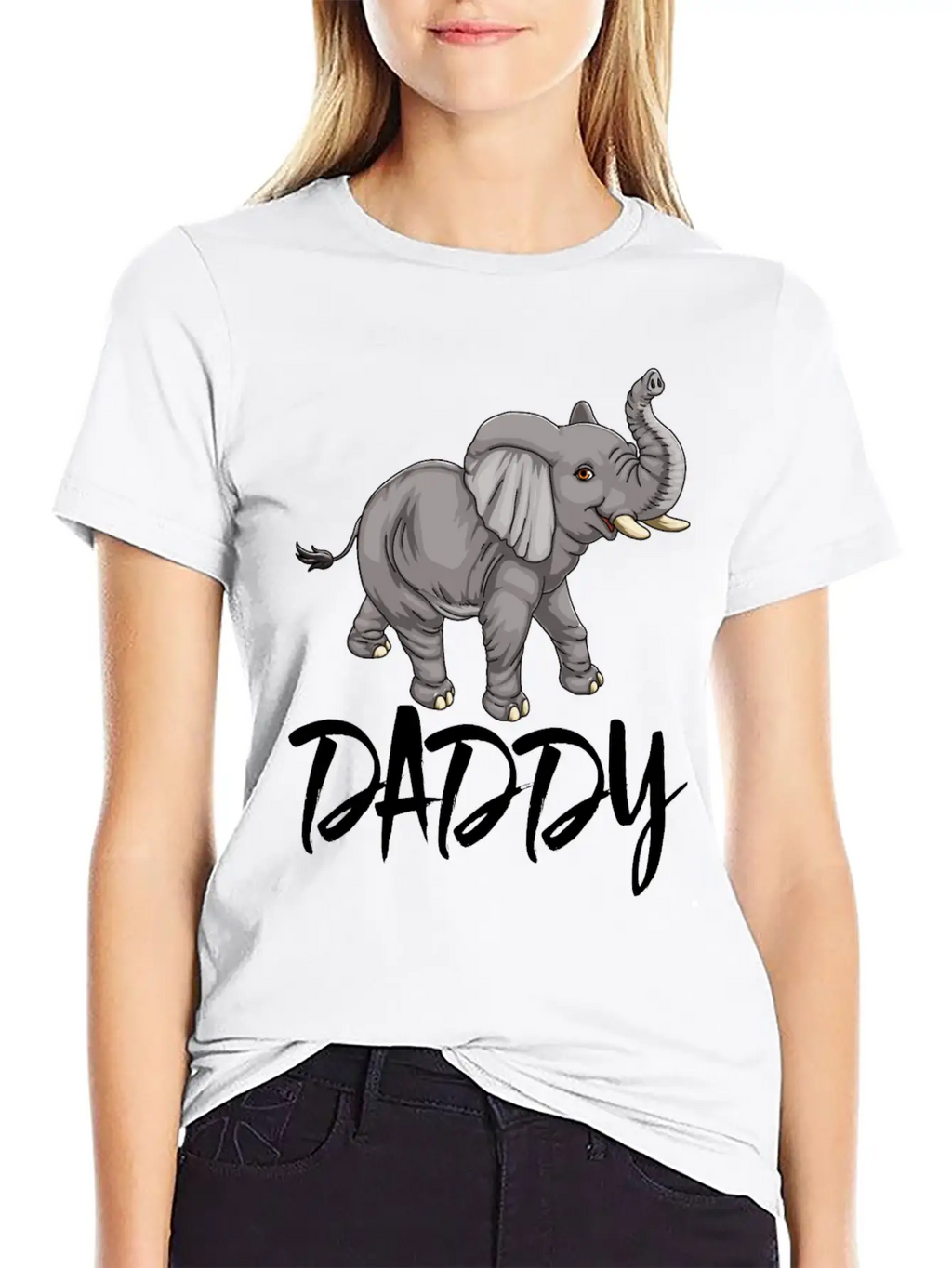 Daddy Elephants Unisex Casual T-Shirt – Clean Design For Daily Comfort