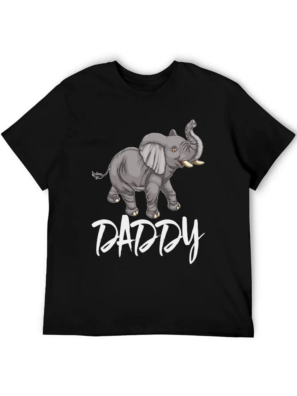 Daddy Elephants Unisex Casual T-Shirt – Clean Design For Daily Comfort