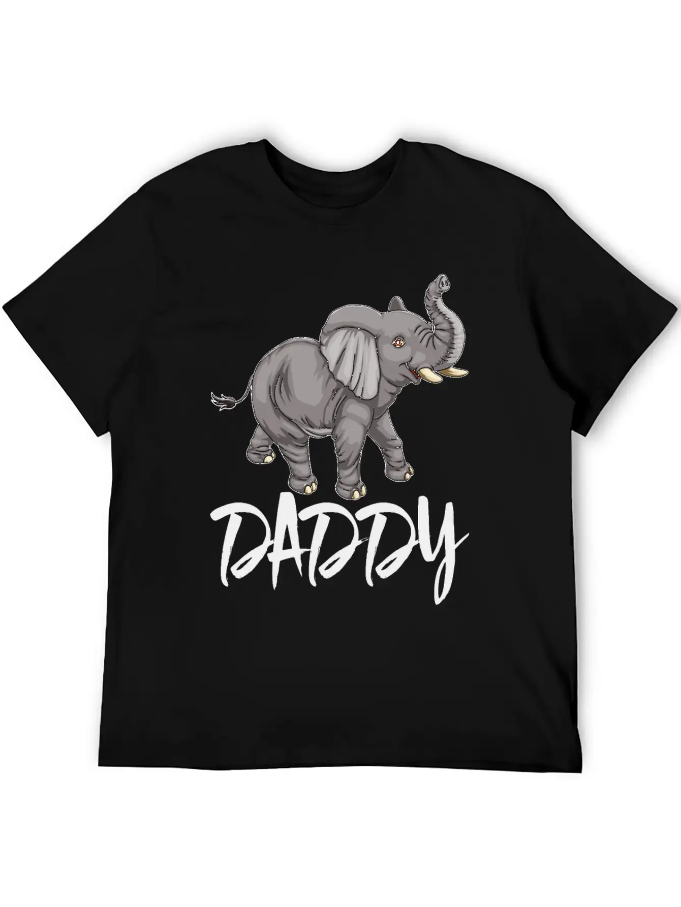 Daddy Elephants Unisex Casual T-Shirt – Clean Design For Daily Comfort