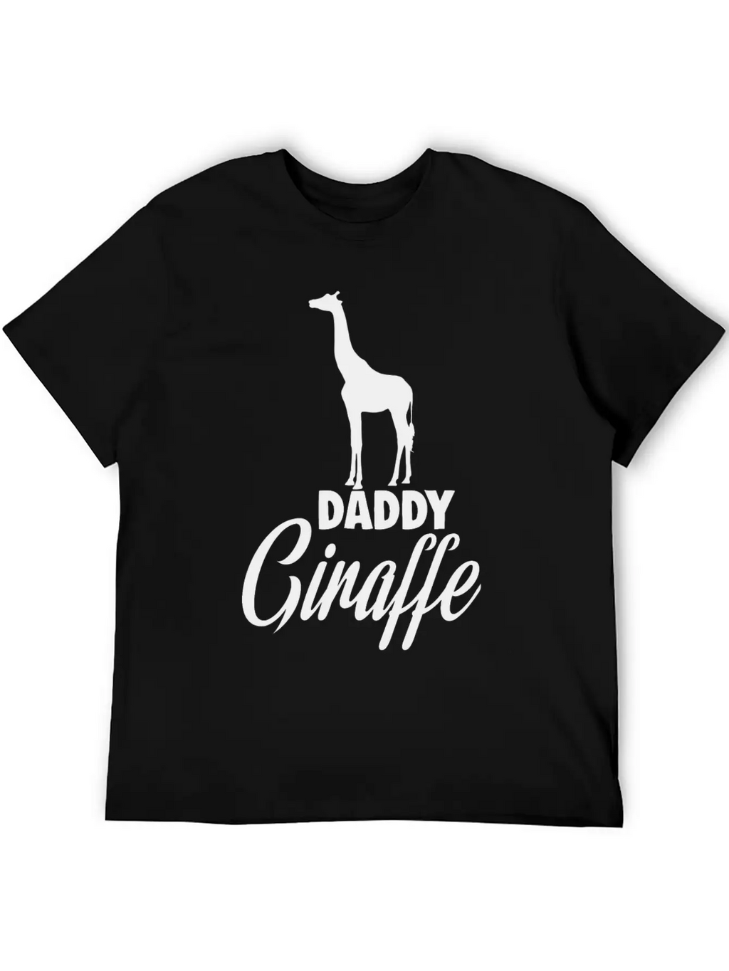 Daddy Giraffe Breathable Soft Cotton T-Shirt – Timeless Casual Look