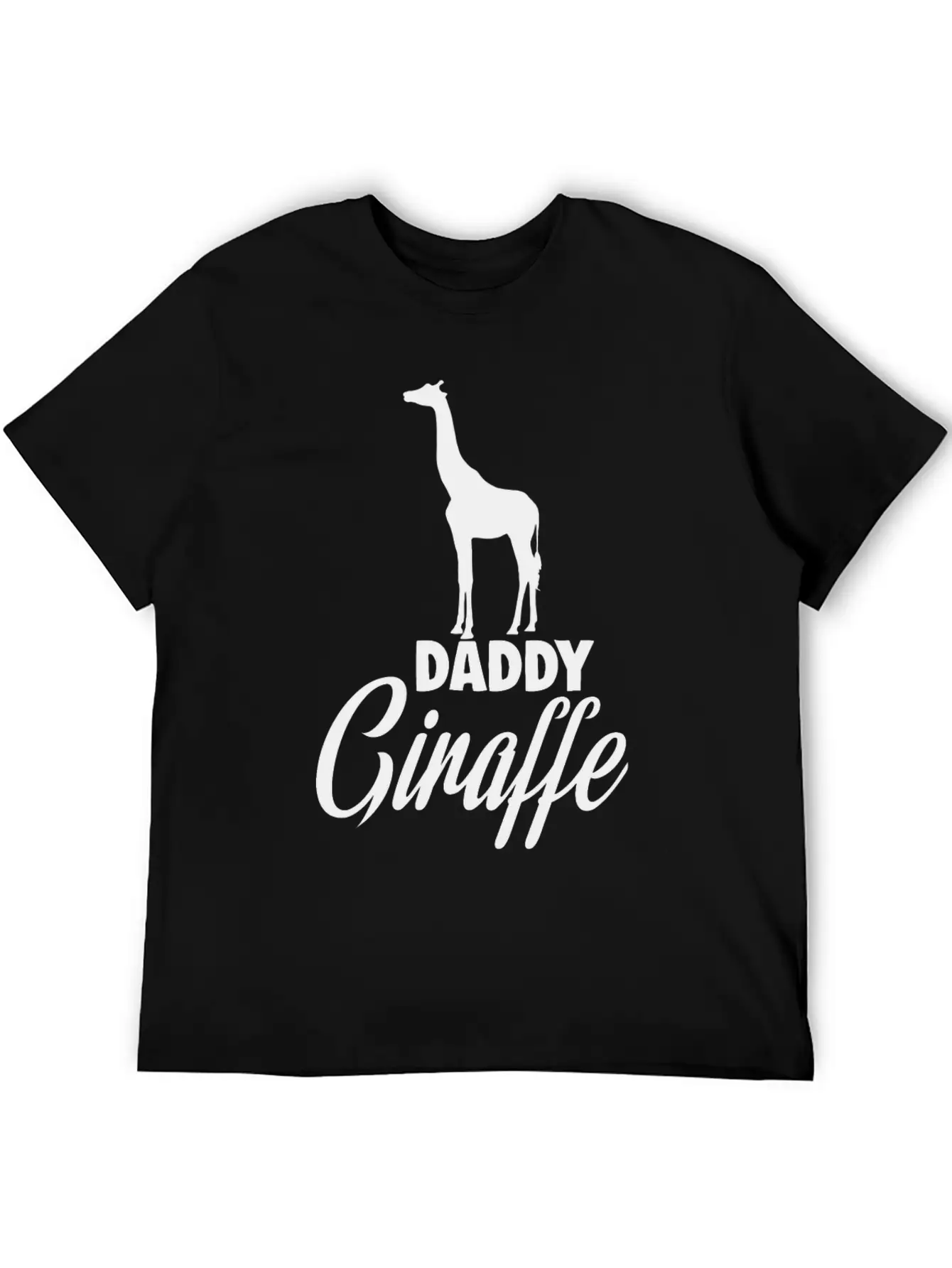 Daddy Giraffe Breathable Soft Cotton T-Shirt – Timeless Casual Look