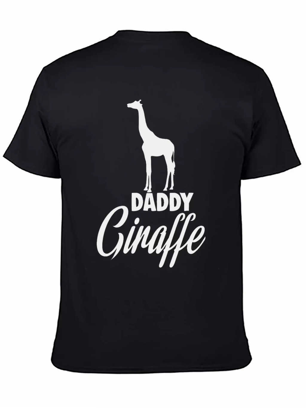 Daddy Giraffe Breathable Soft Cotton T-Shirt – Timeless Casual Look