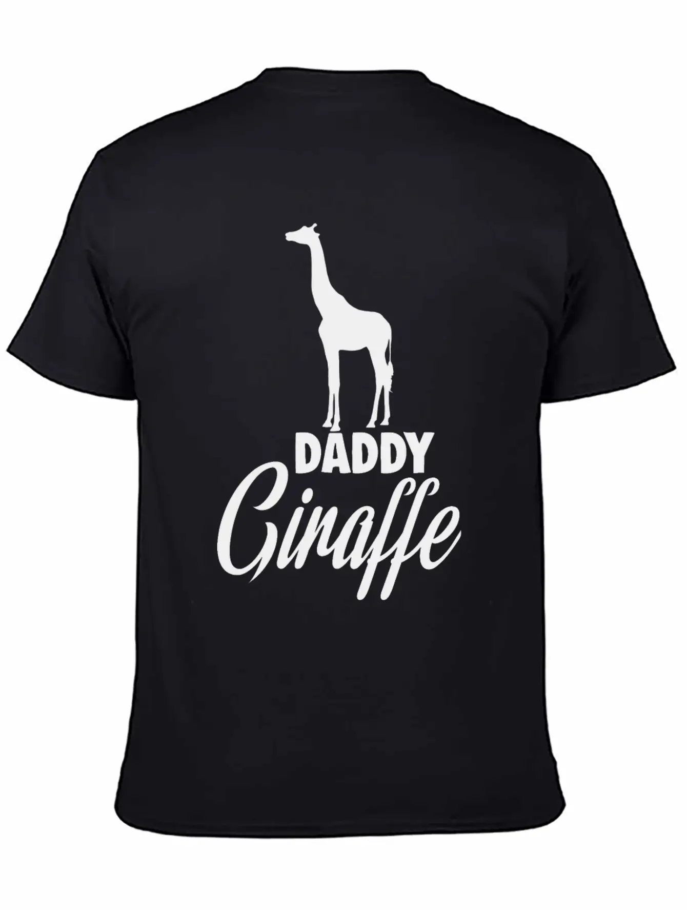 Daddy Giraffe Breathable Soft Cotton T-Shirt – Timeless Casual Look