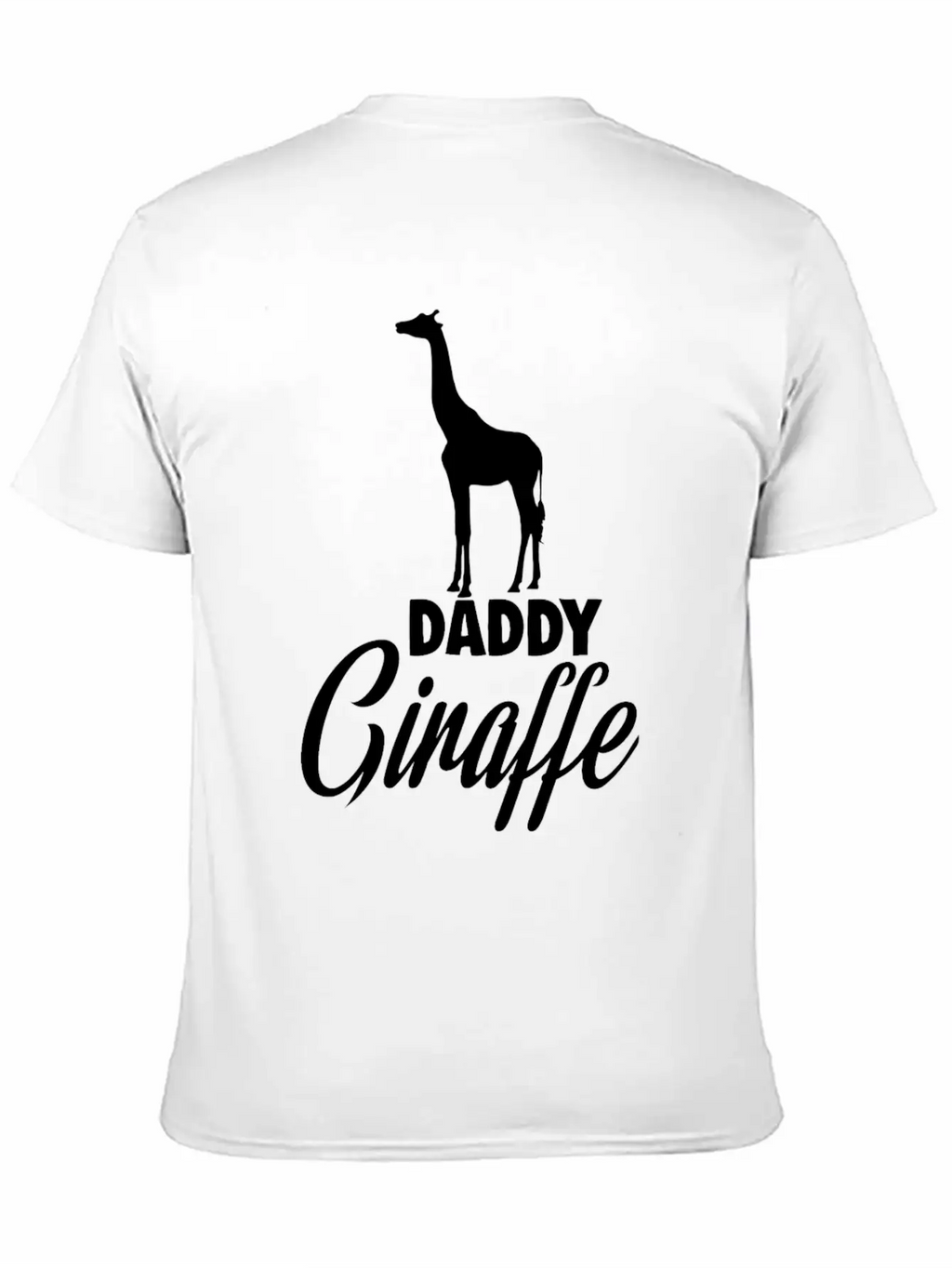 Daddy Giraffe Breathable Soft Cotton T-Shirt – Timeless Casual Look