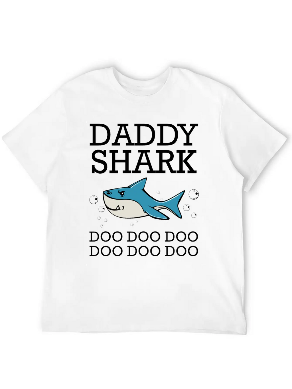 Daddy Shark Doo Doo Doo Classic Fit Graphic Tee For Daily Comfort – Unisex Cotton Shirt