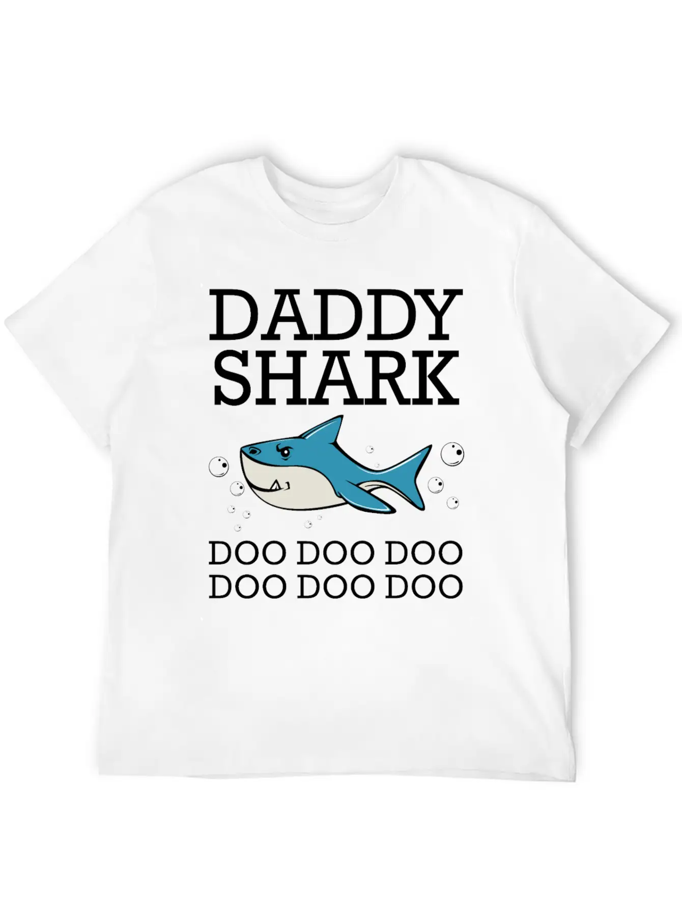 Daddy Shark Doo Doo Doo Classic Fit Graphic Tee For Daily Comfort – Unisex Cotton Shirt