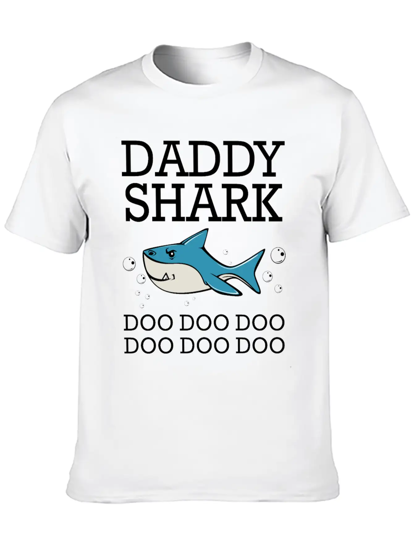 Daddy Shark Doo Doo Doo Classic Fit Graphic Tee For Daily Comfort – Unisex Cotton Shirt