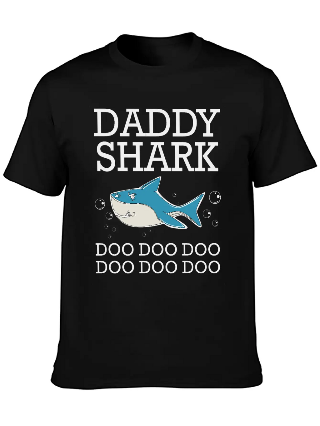 Daddy Shark Doo Doo Doo Classic Fit Graphic Tee For Daily Comfort – Unisex Cotton Shirt