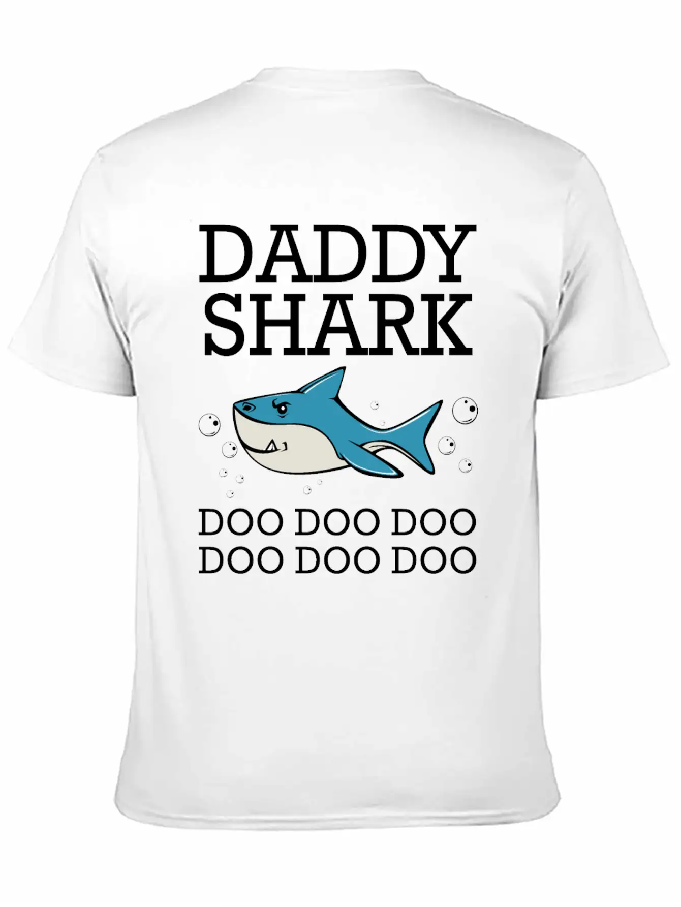 Daddy Shark Doo Doo Doo Classic Fit Graphic Tee For Daily Comfort – Unisex Cotton Shirt