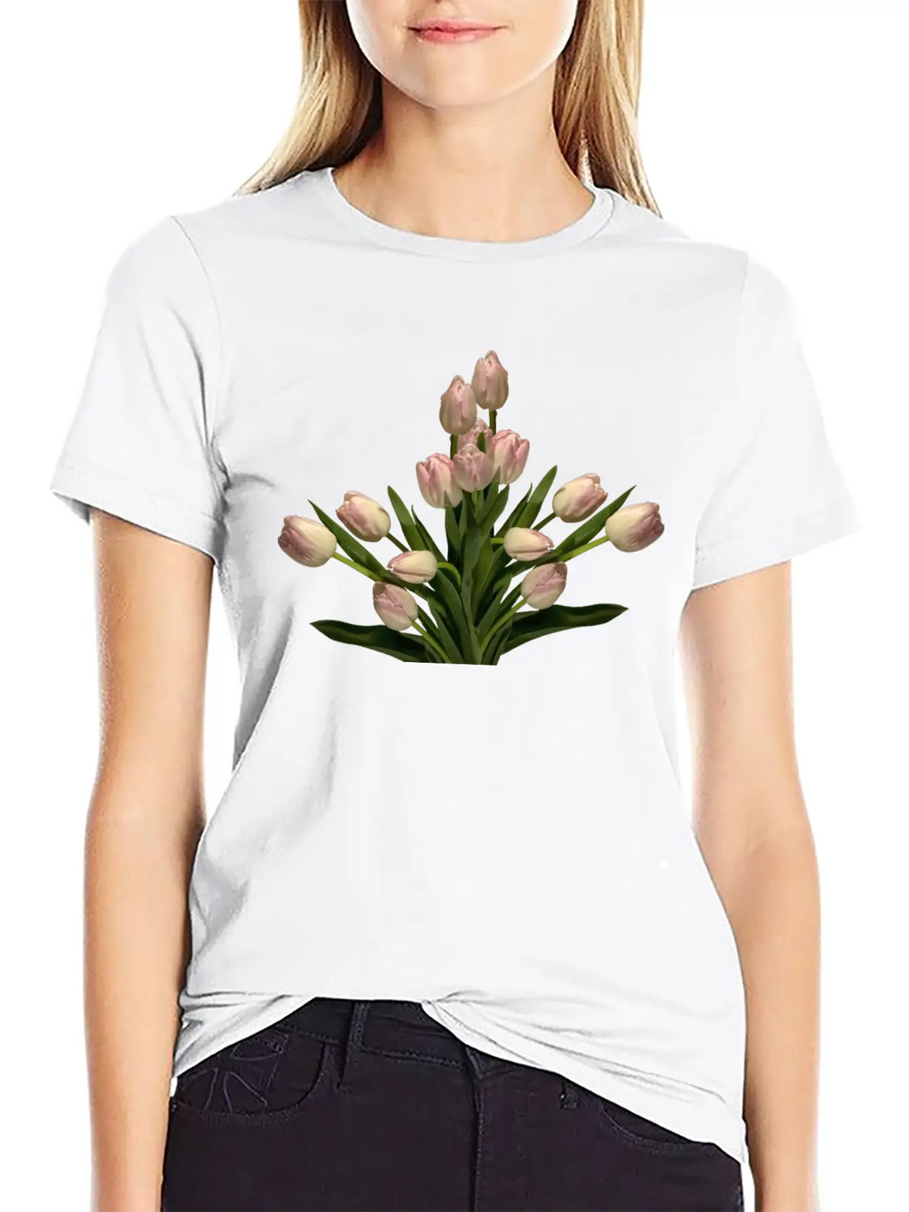 Daffodils Roses Rosen Blumen Flowers Tulips Tulpen Classic Fit Graphic Tee For Daily Comfort – Unisex Cotton Shirt