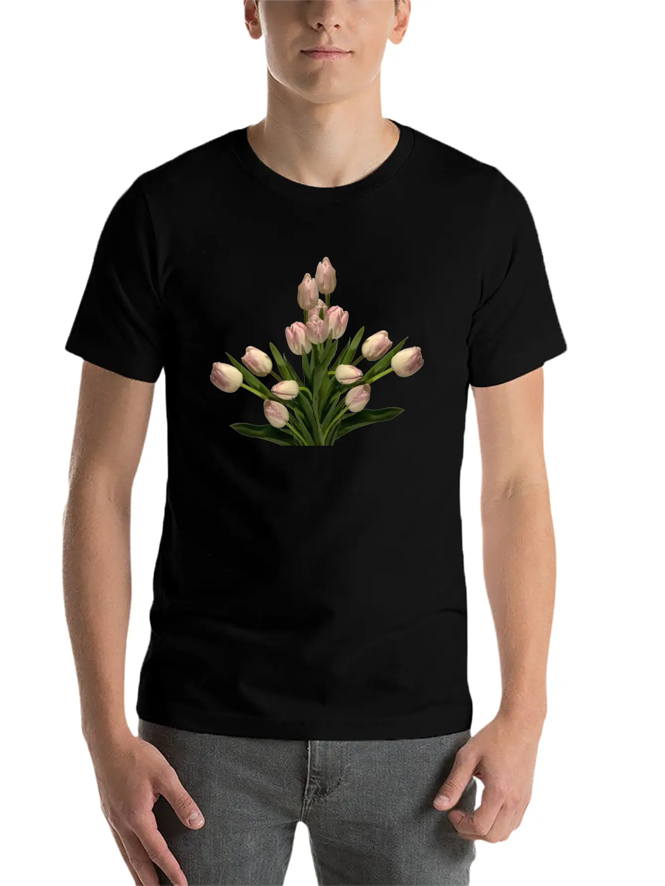 Daffodils Roses Rosen Blumen Flowers Tulips Tulpen Classic Fit Graphic Tee For Daily Comfort – Unisex Cotton Shirt