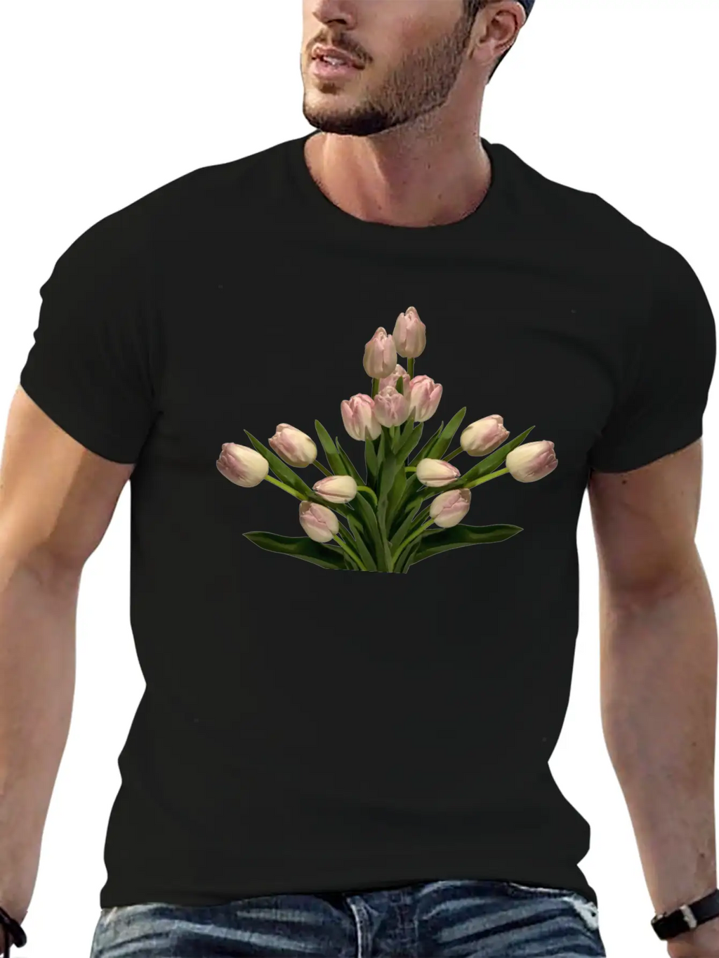 Daffodils Roses Rosen Blumen Flowers Tulips Tulpen Classic Fit Graphic Tee For Daily Comfort – Unisex Cotton Shirt