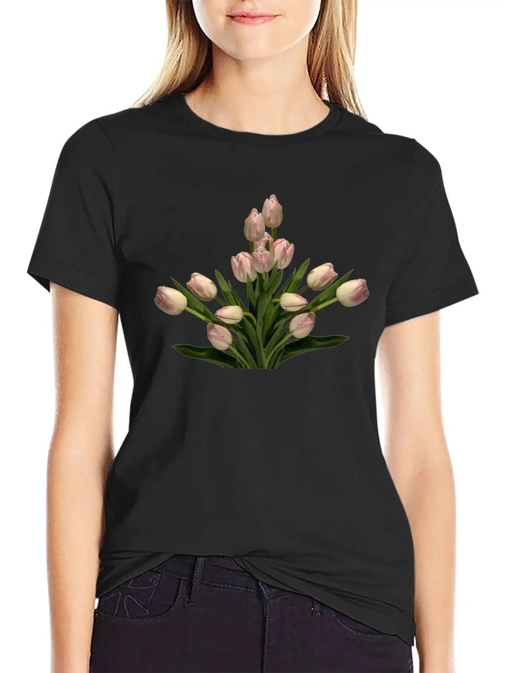 Daffodils Roses Rosen Blumen Flowers Tulips Tulpen Classic Fit Graphic Tee For Daily Comfort – Unisex Cotton Shirt