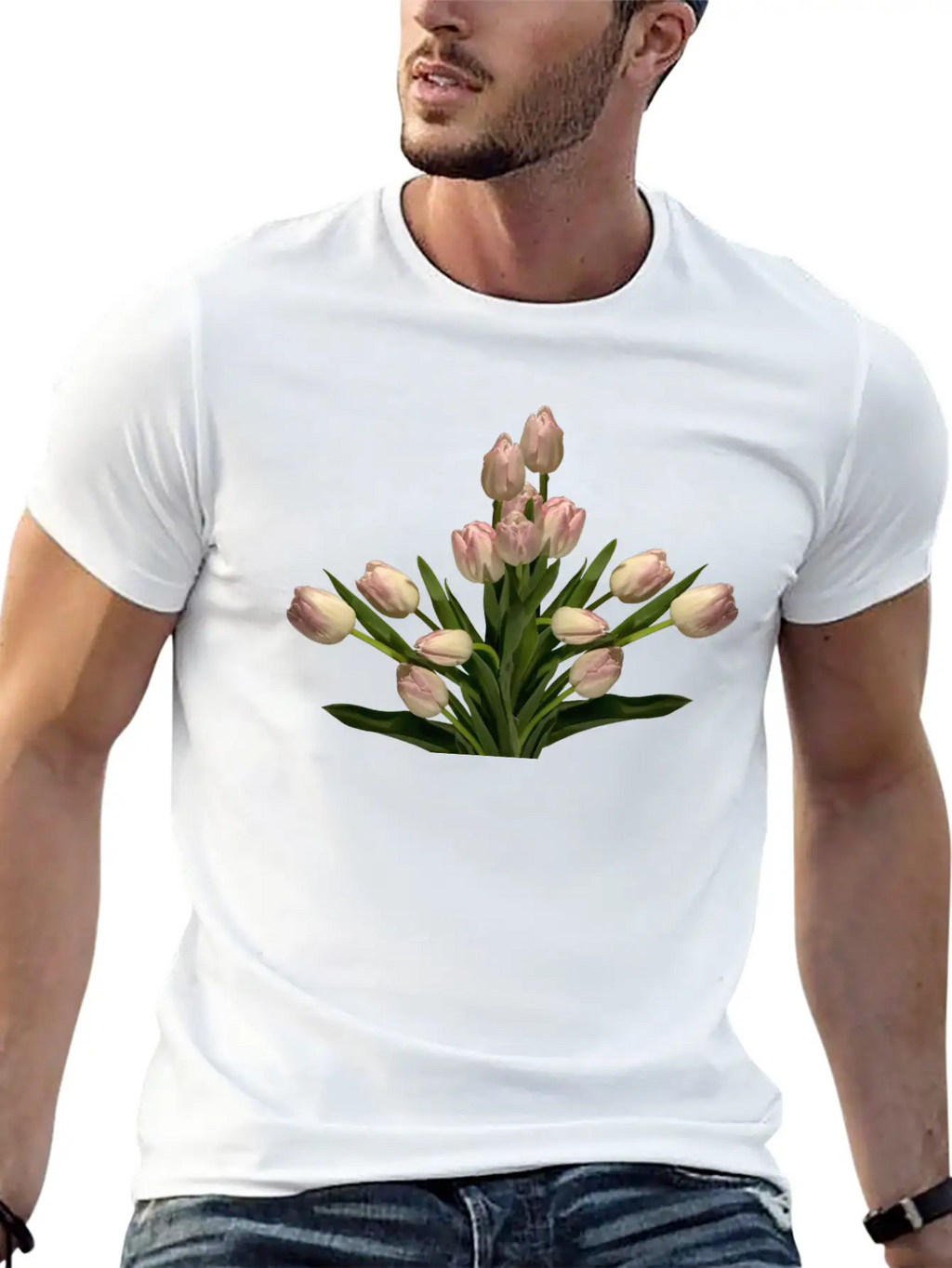 Daffodils Roses Rosen Blumen Flowers Tulips Tulpen Classic Fit Graphic Tee For Daily Comfort – Unisex Cotton Shirt